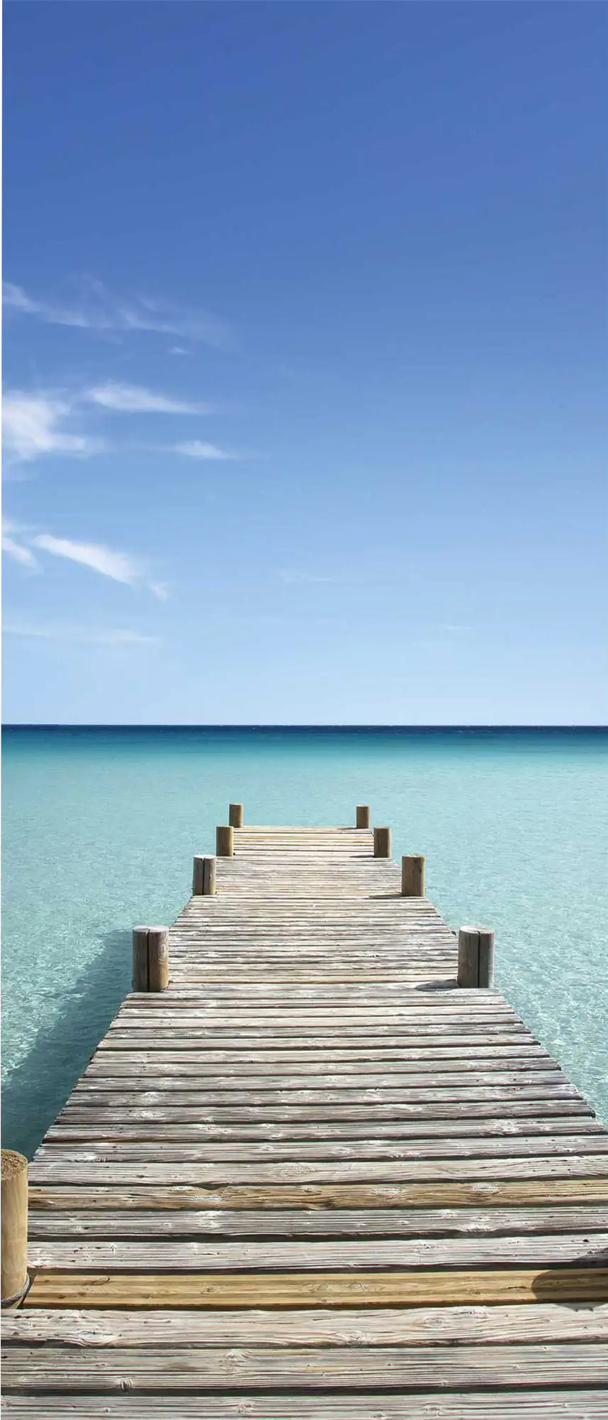 Breuer Duschrückwand Steg Foto 90x210x0,3 cm Breuer Duschrückwand Steg Foto 90x210x0,3 cm