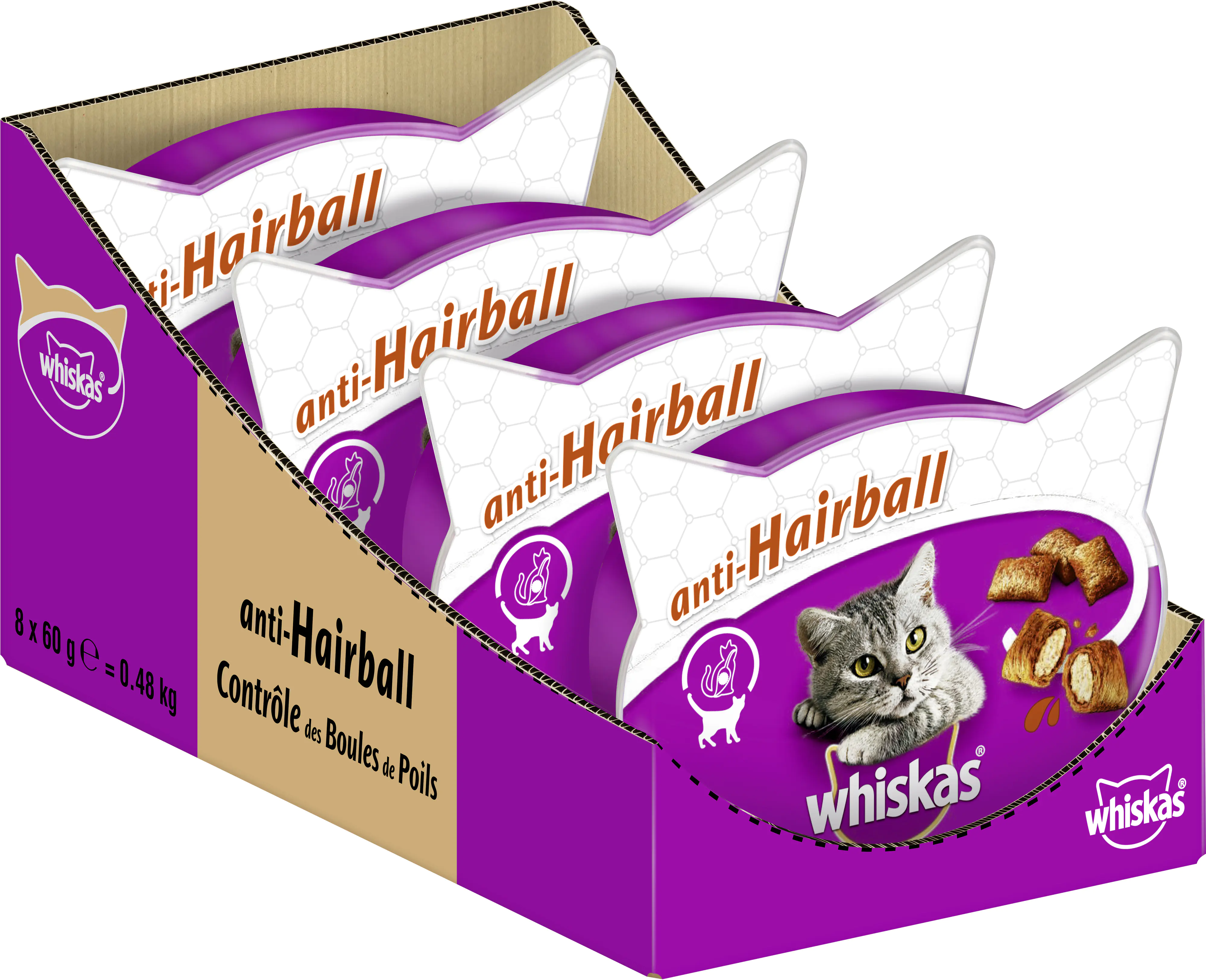 Whiskas Katzensnack Anti-Hairball 60 g Whiskas Katzensnack Anti-Hairball 60 g