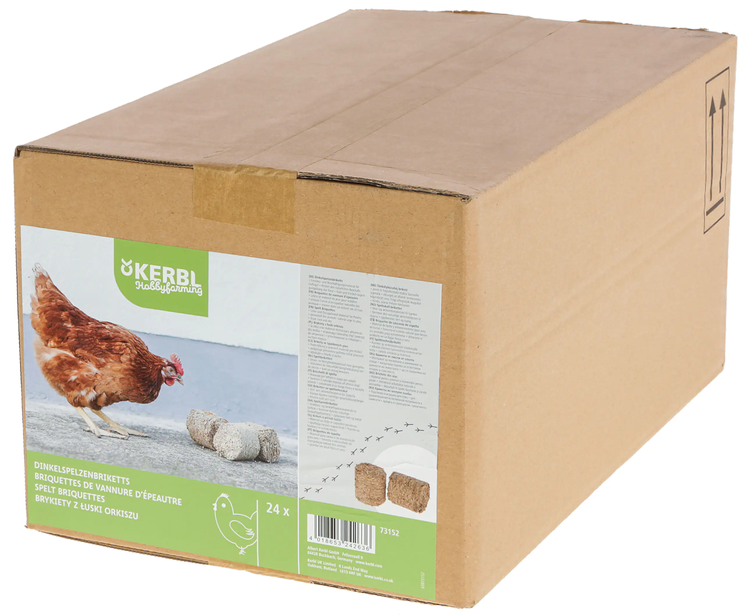 Kerbl Dinkelspelzenbriketts 24 Stück