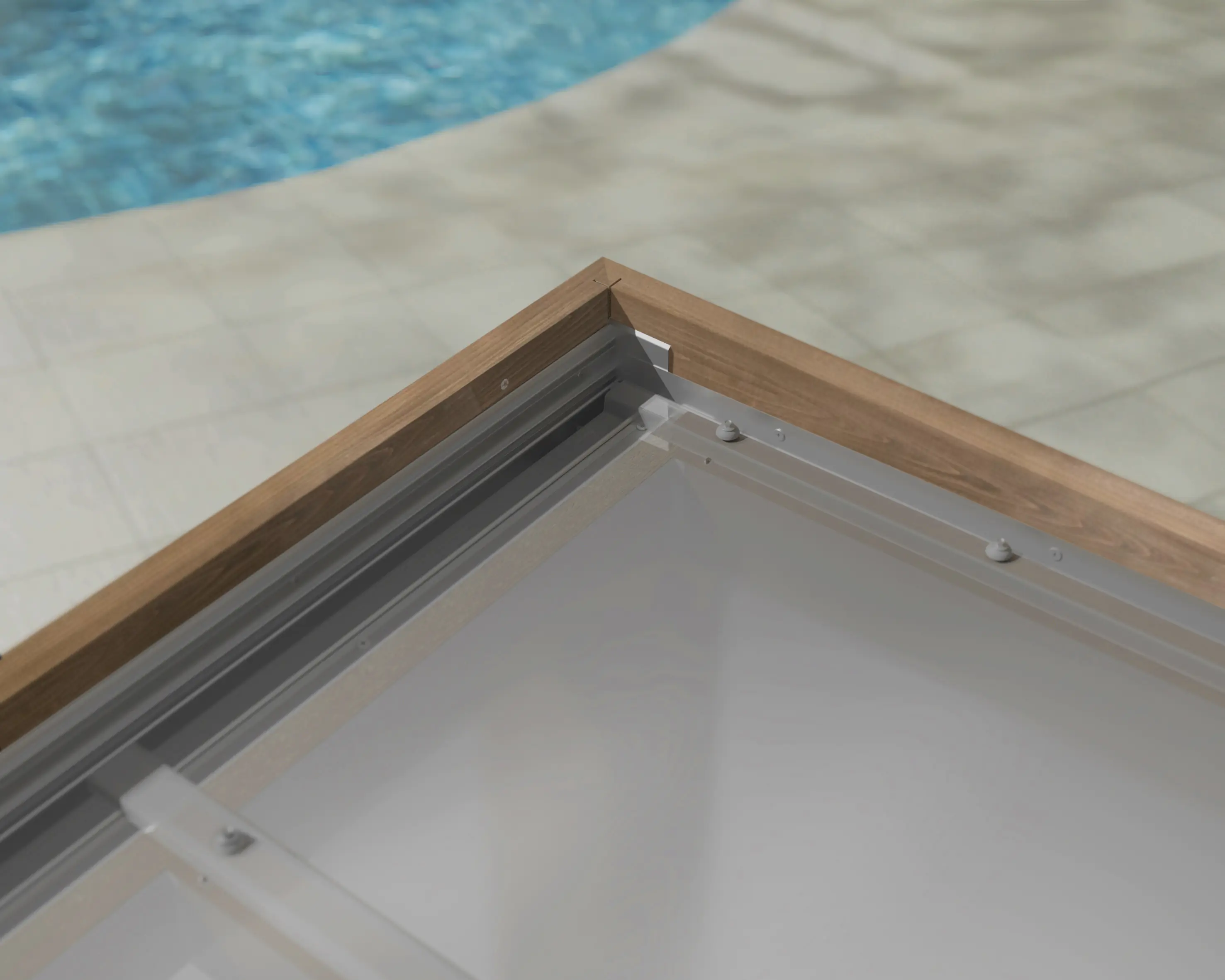 Canopia Terrassenüberdachung Helsinki Holz 925 x 294 cm braun