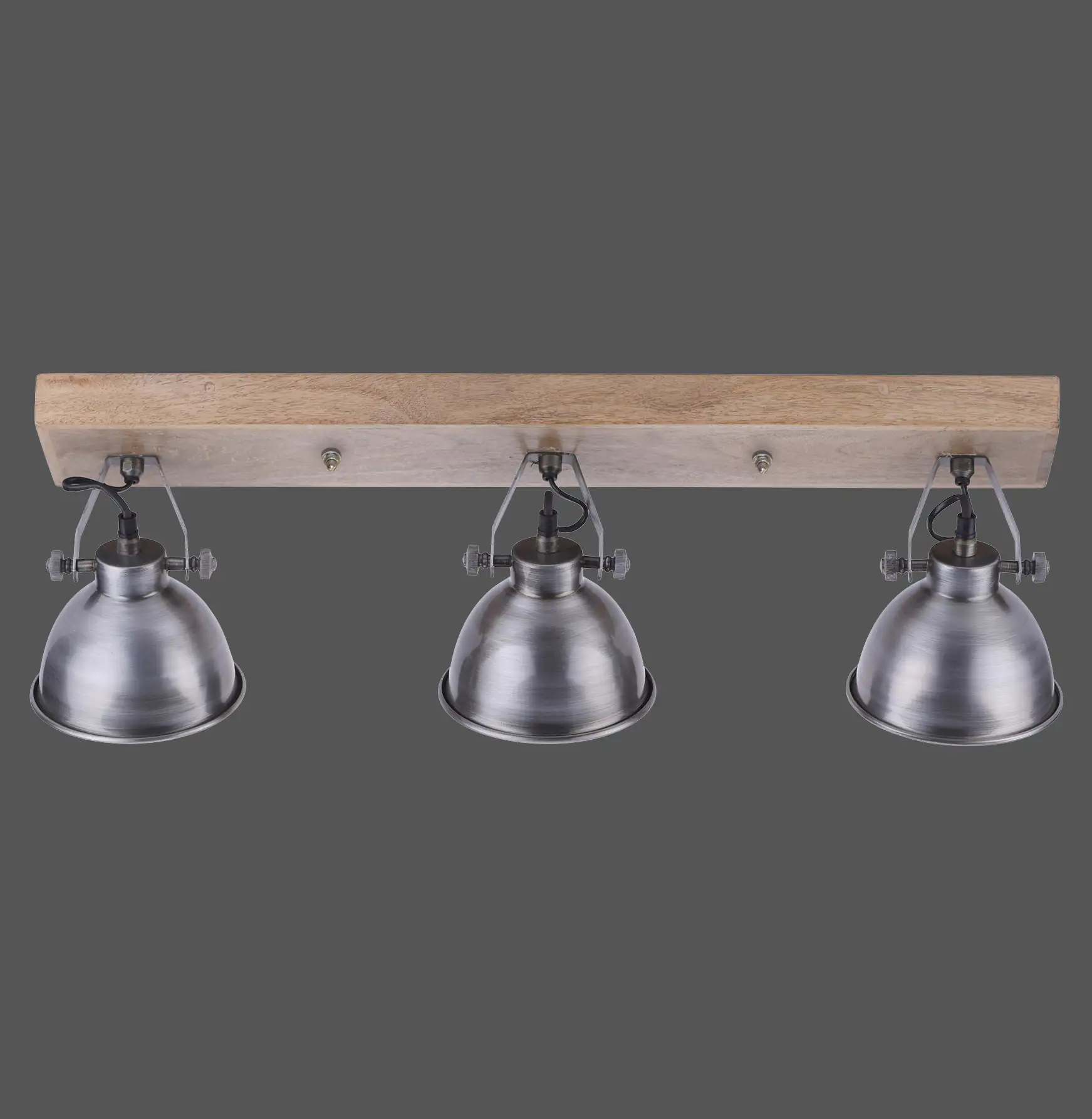 4043689957391 JustLight 3er Spot Samia eisen 74 x 24 cm E14, max. 40 W