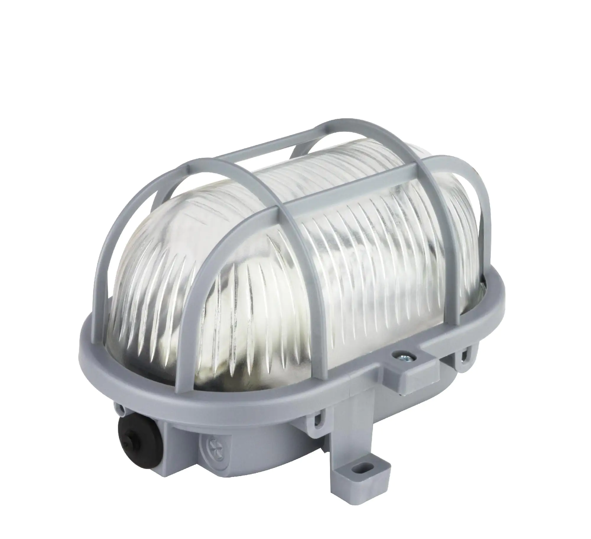 REV LED Oval-Außenleuchte silber 5 W