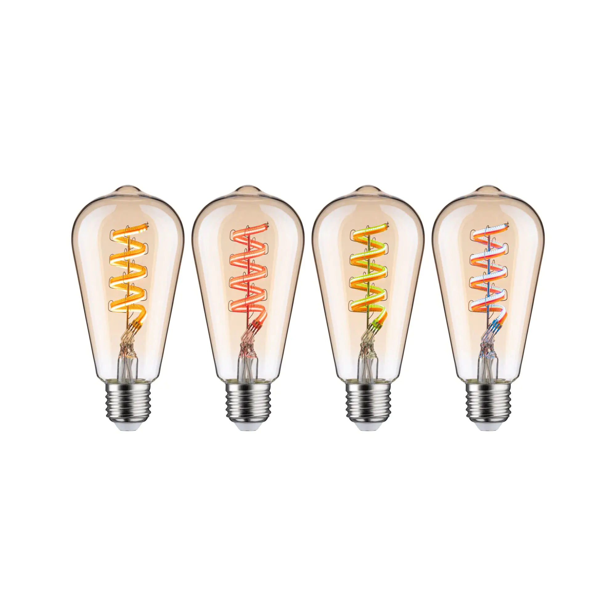 Paulmann LED Leuchtmittel ZigBee Edison E27 6,3 W RGBW 3er-Pack