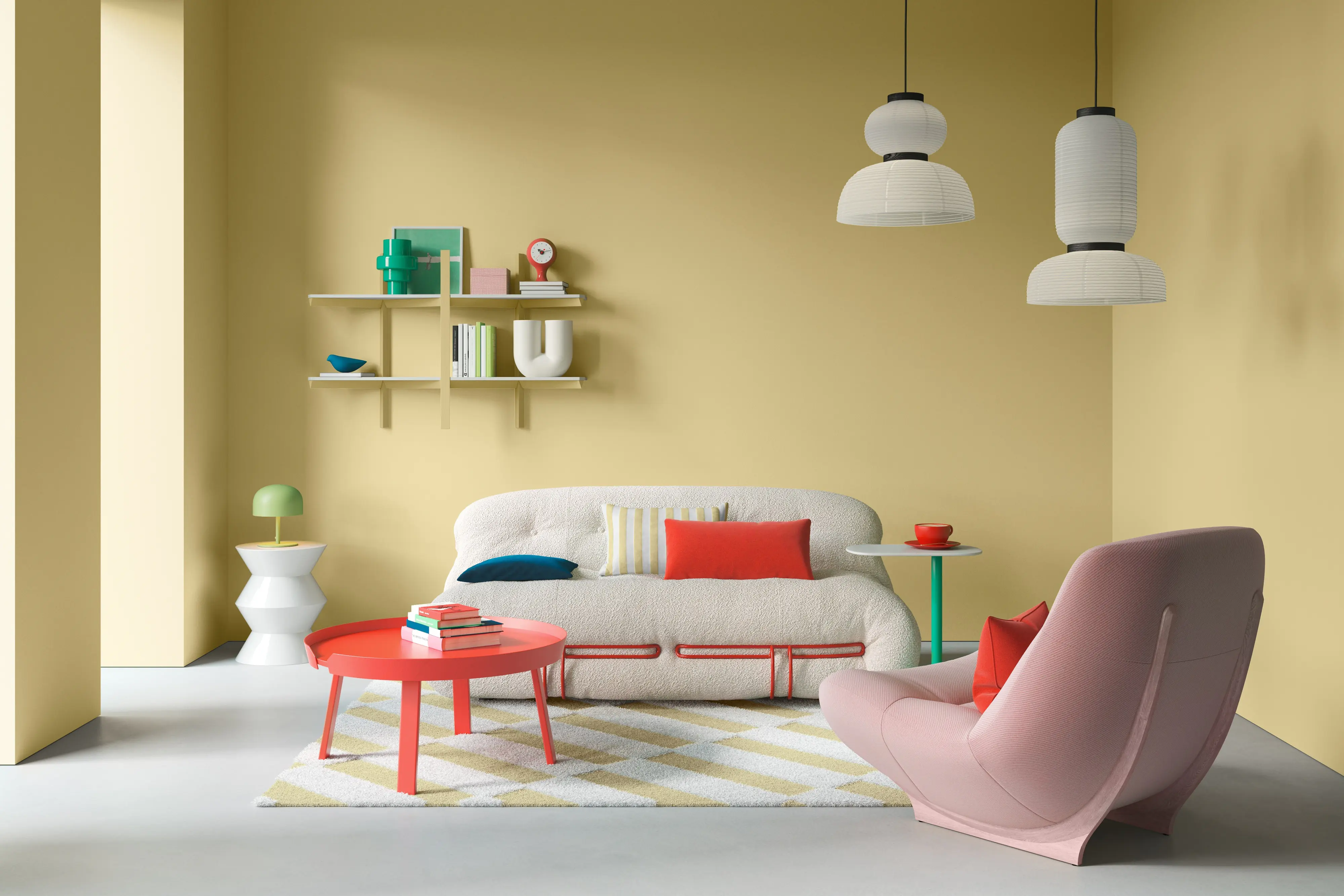 Alpina Wandfarbe Pantone matt parsnip 2,5 L