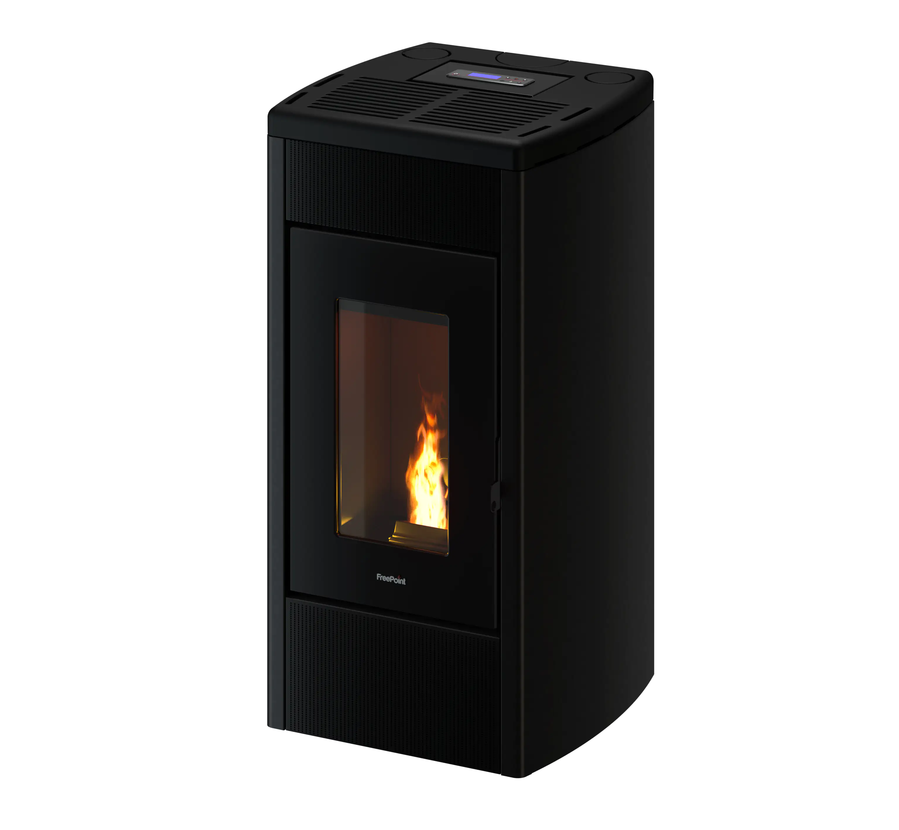 FreePoint Pelletofen Duke anthrazit schwarz bis 14 kW Heizleistung