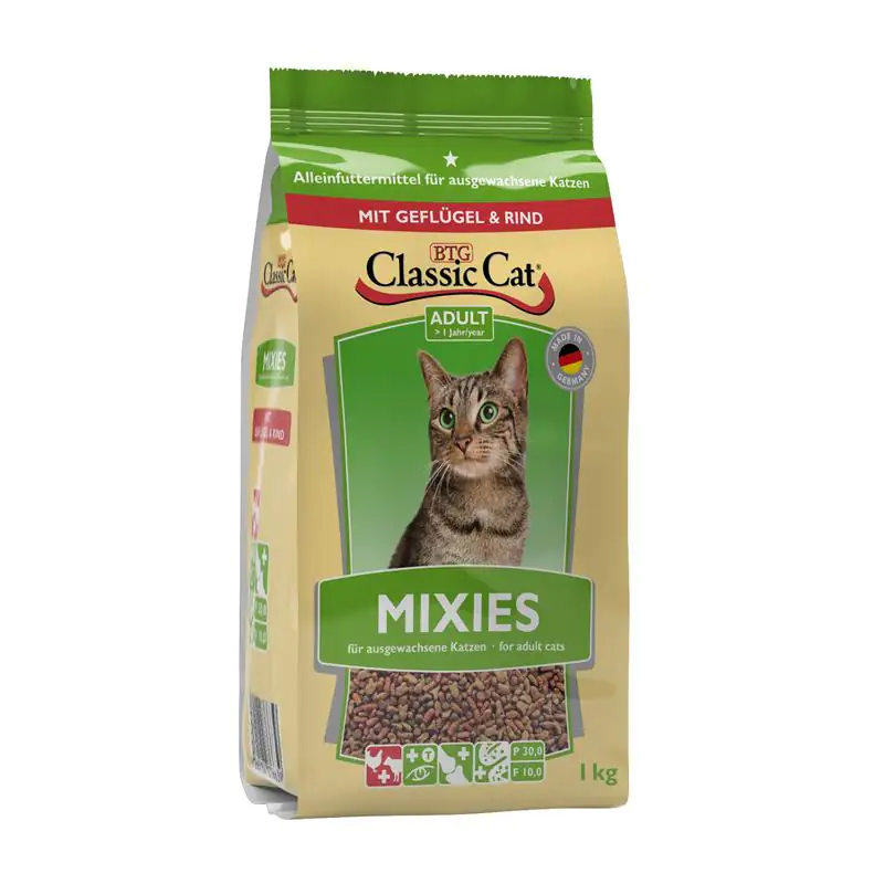 Classic Cat Mixies Geflügel und Rind 1 kg Adult