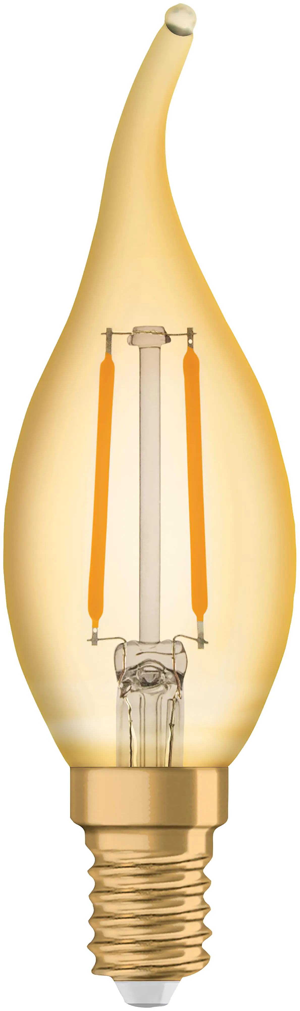 Osram LED Kerzenlampe BA22 E14 2,5 W warmweiß amber
