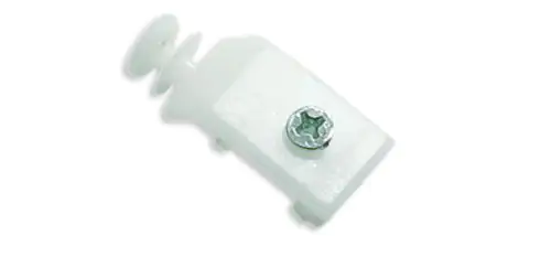 Gardinia Gleiteinlage für Paneelwagen Atlanta, weiß, 2-er Pack