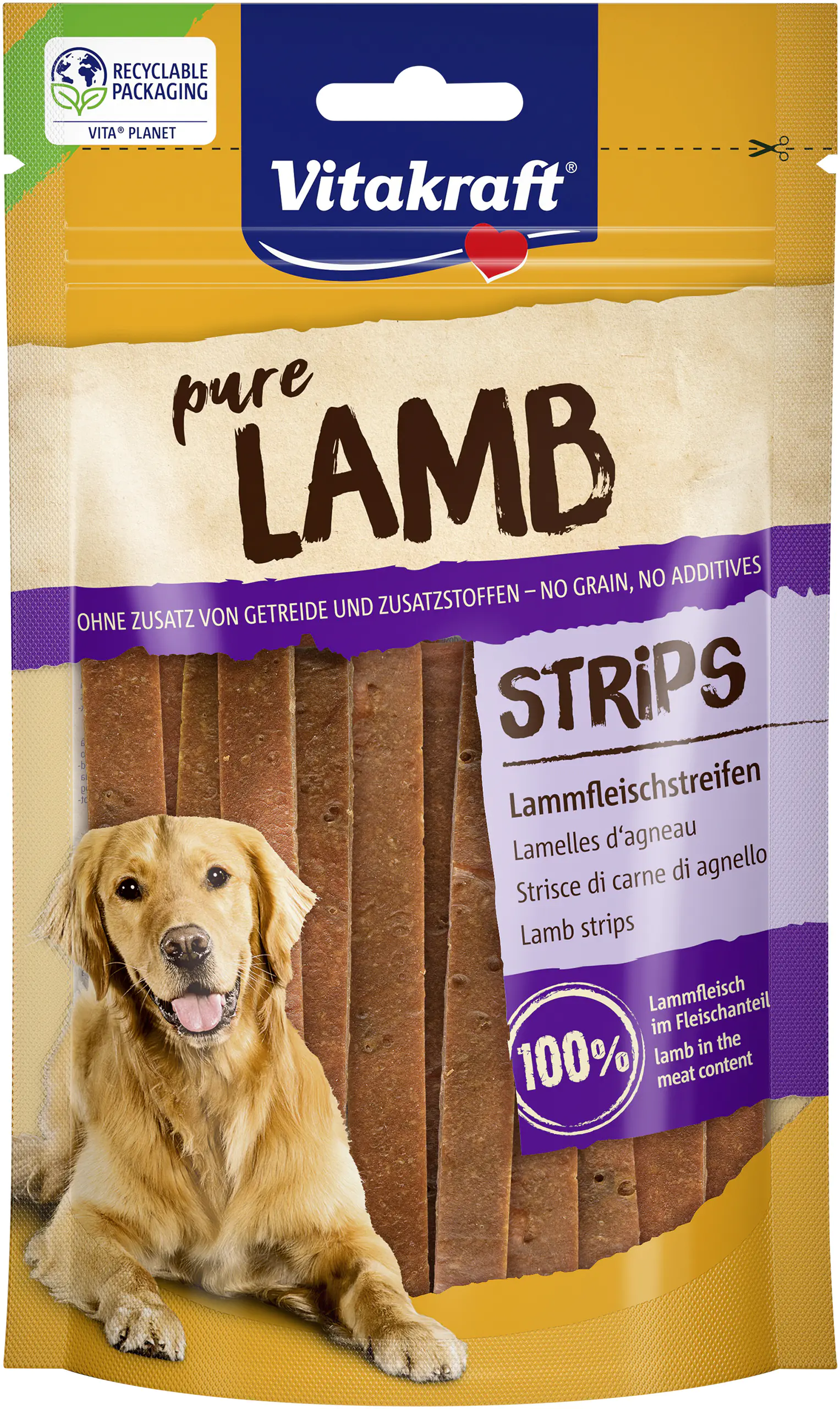 Vitakraft LAMB Lammfleischstreifen 80 g Vitakraft LAMB Lammfleischstreifen 80 g
