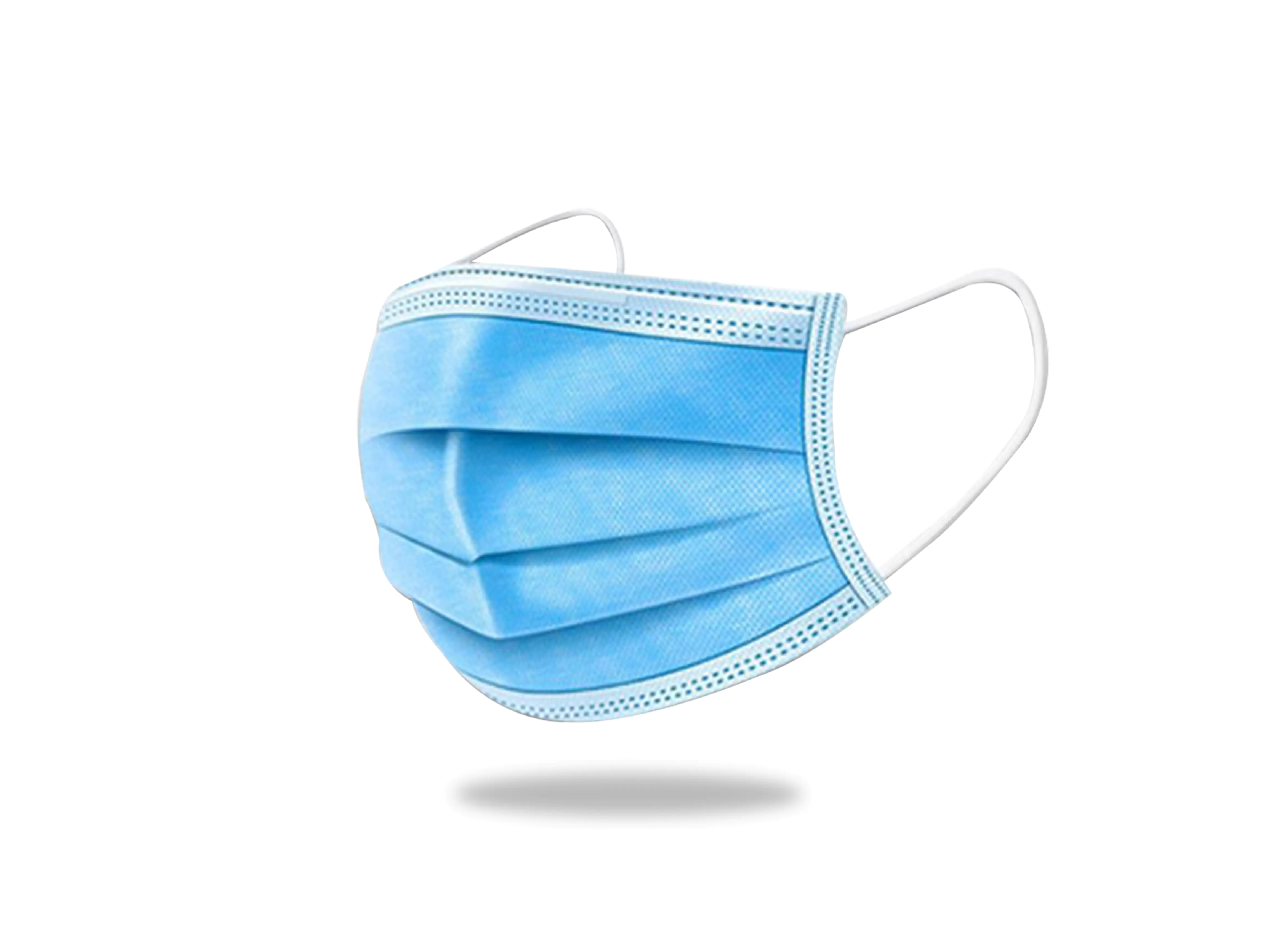 Gebol Mund-Nasenmaske Mundschutz blau 50 Stück Hygienemaske