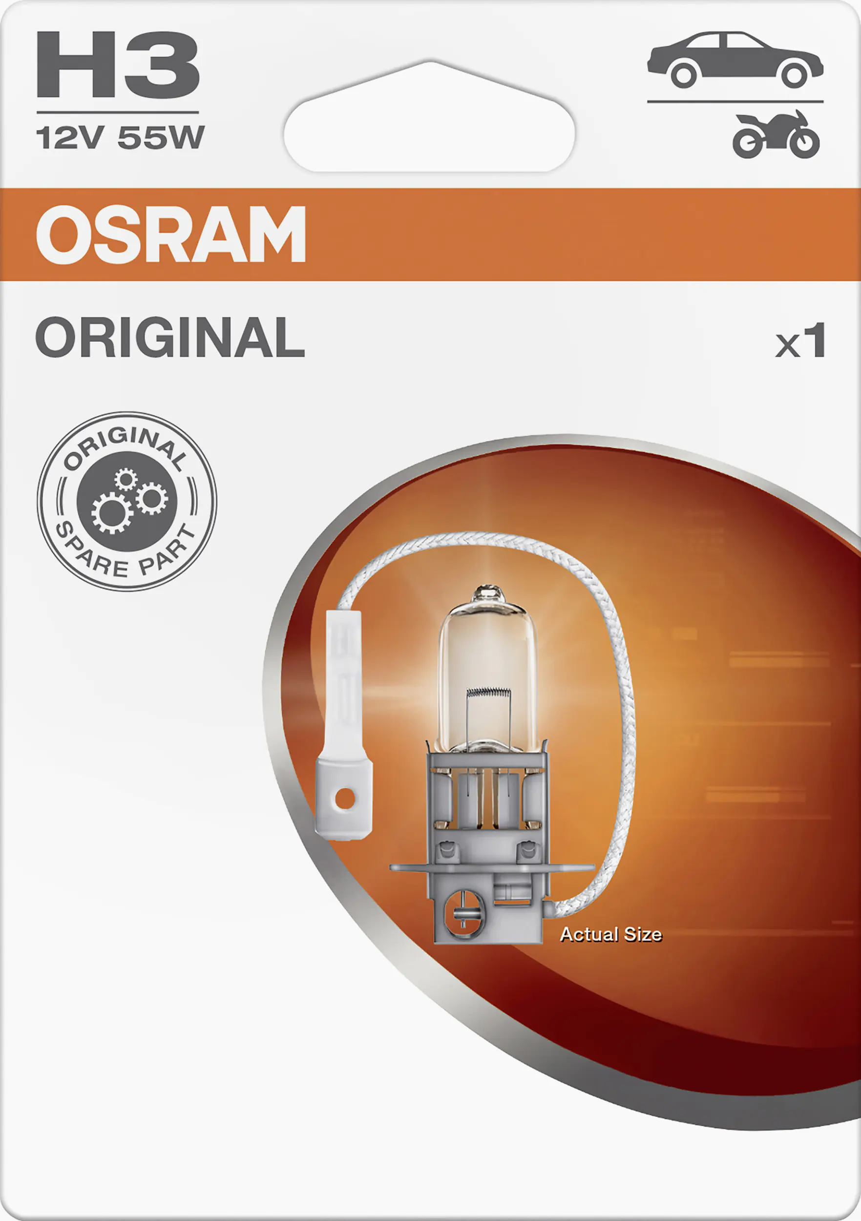 Osram Scheinwerferlampe H3 Original 2.0