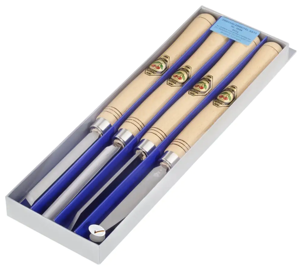 Kirschen Drechslerbeitelsatz 4-teilig