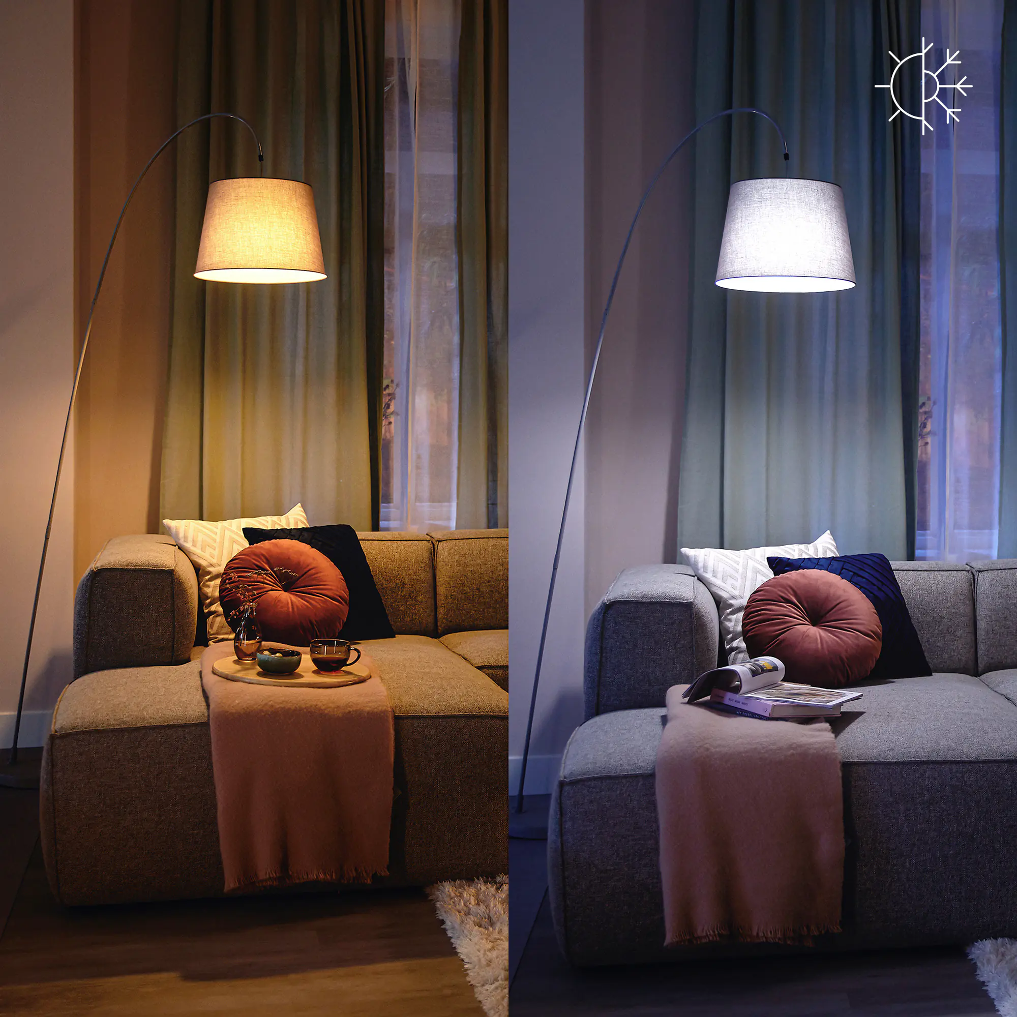 Philips LED Leuchtmittel Tropfenform Smart Wifi Dimmbar warmweiß-kühlweiß