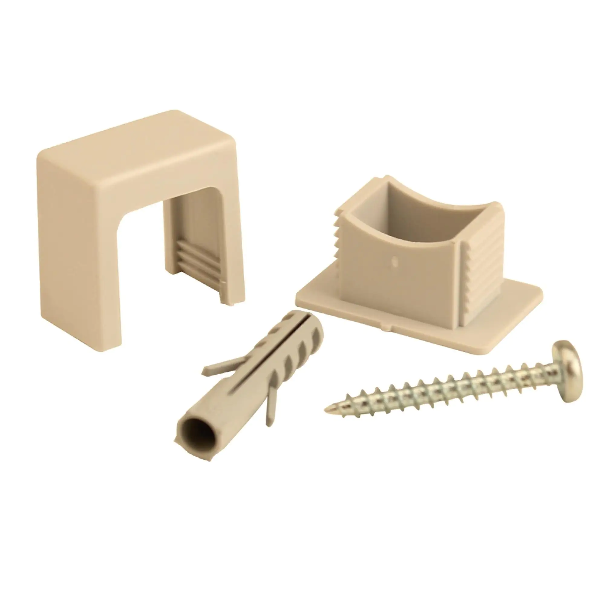 Raster-Druckschelle 1-fach 6-16mm grau 6x