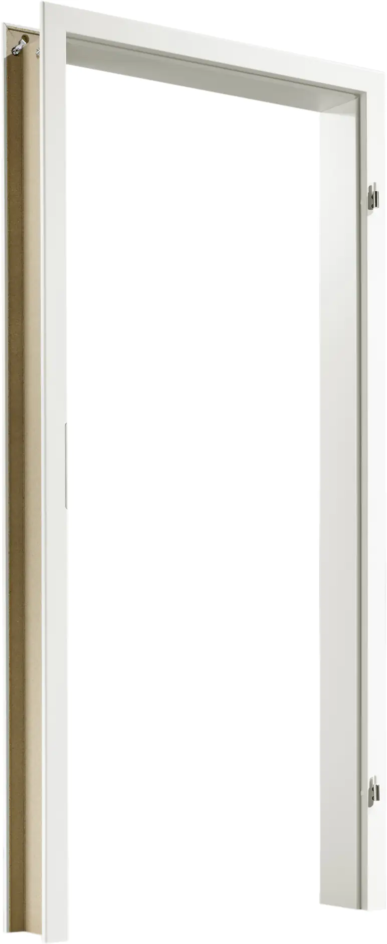 Borne Zarge CPL weiß 86 cm DIN rechts