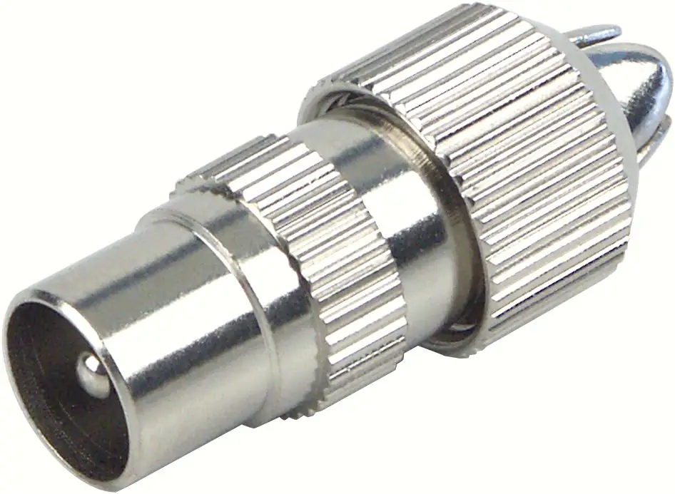 Schwaiger Koaxial Stecker KST15 531 verchromt, 1 Stk.