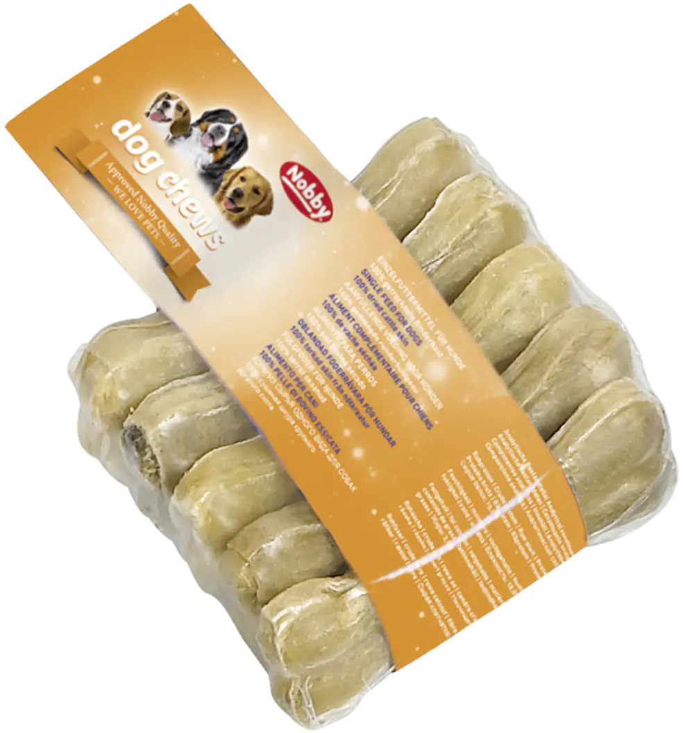 Nobby Kauknochen gepresst 5er Pack 8,0 cm 25 g