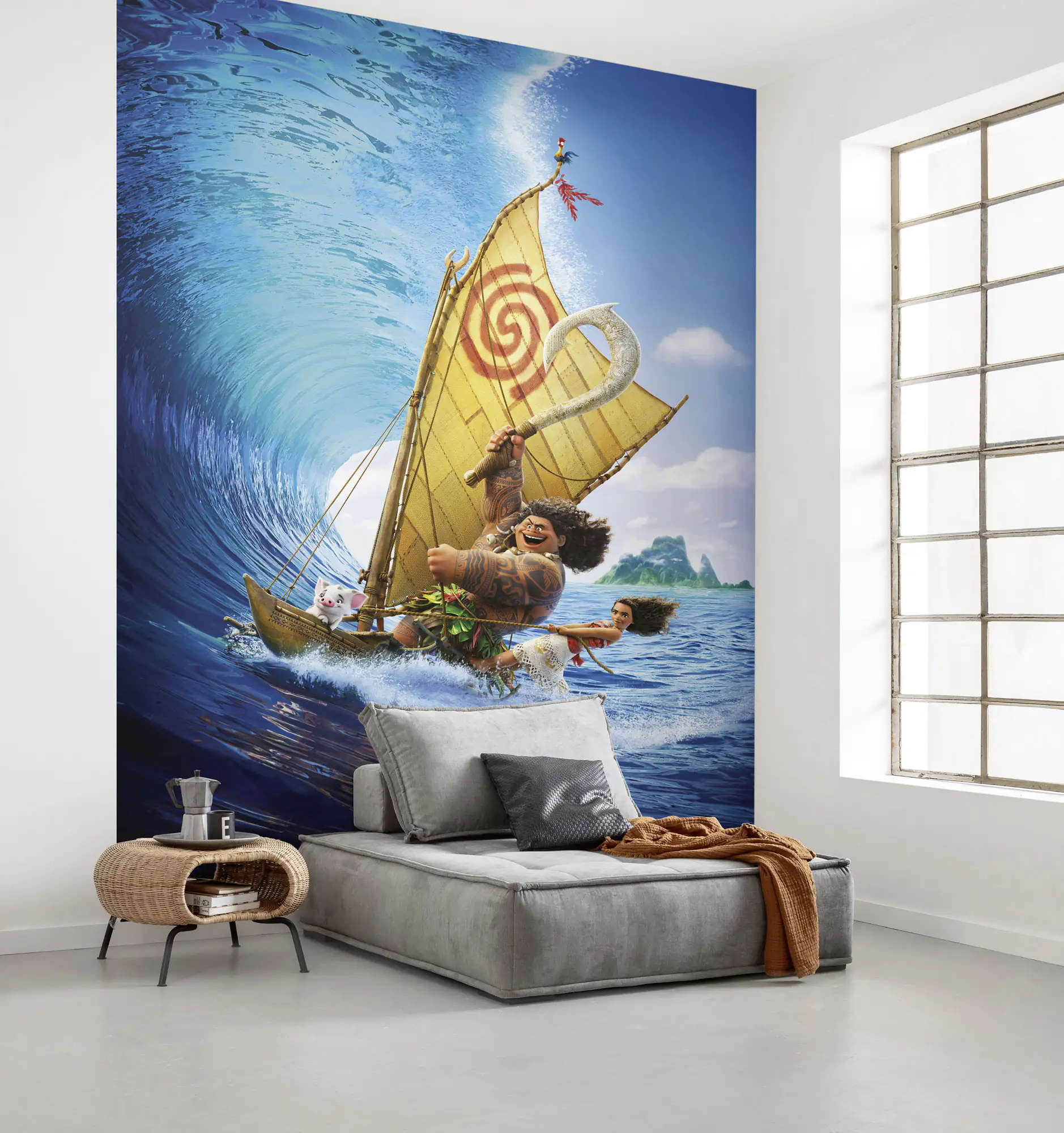 Komar Vlies Fototapete Moana Ride the Wave 200 x 280 cm 