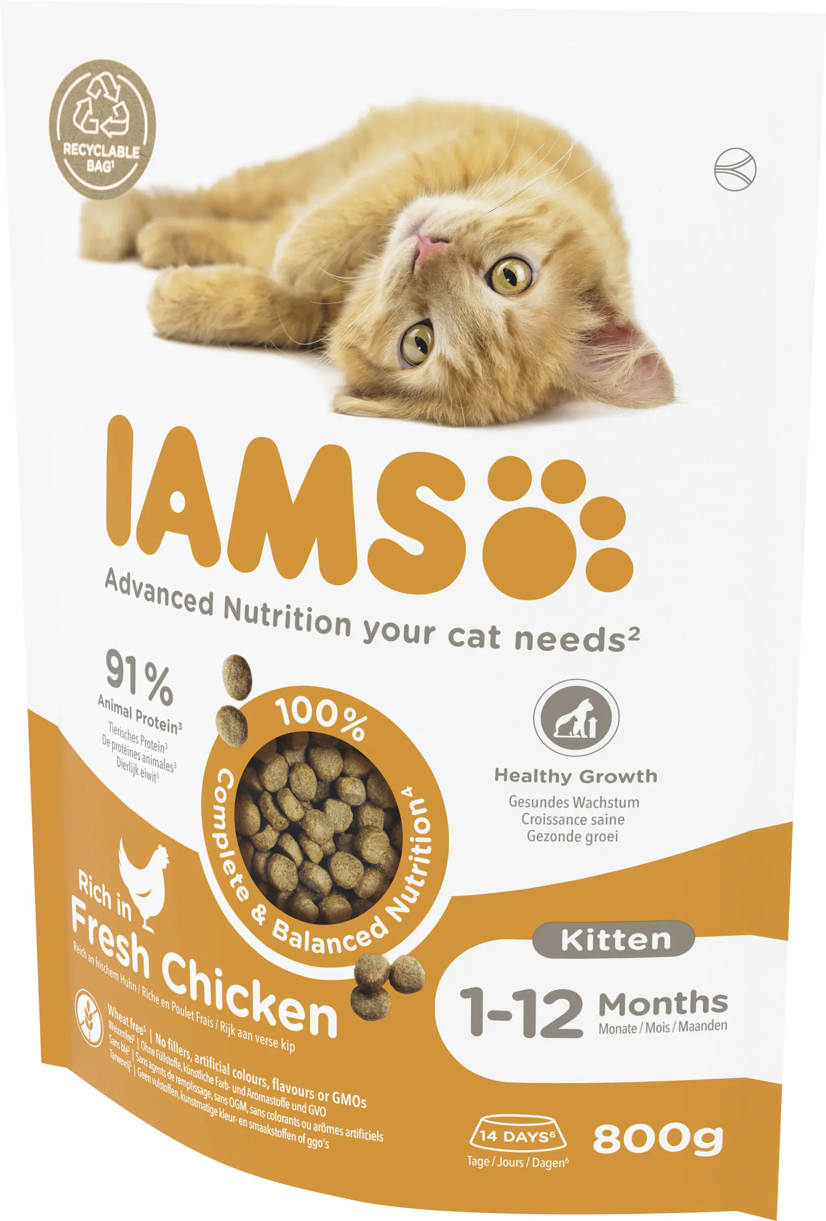 IAMS Vital Kätzchen Huhn 800g 800g