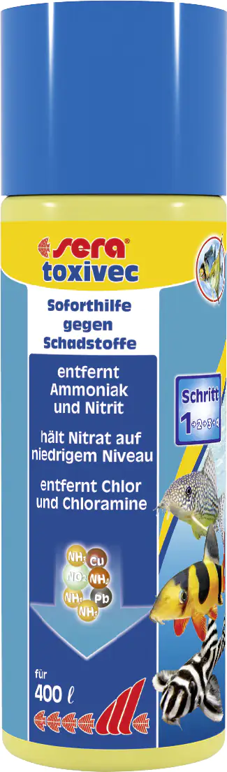 Sera Aquariumwasseraufbereiter toxivec 100 ml Sera Aquariumwasseraufbereiter toxivec 100 ml