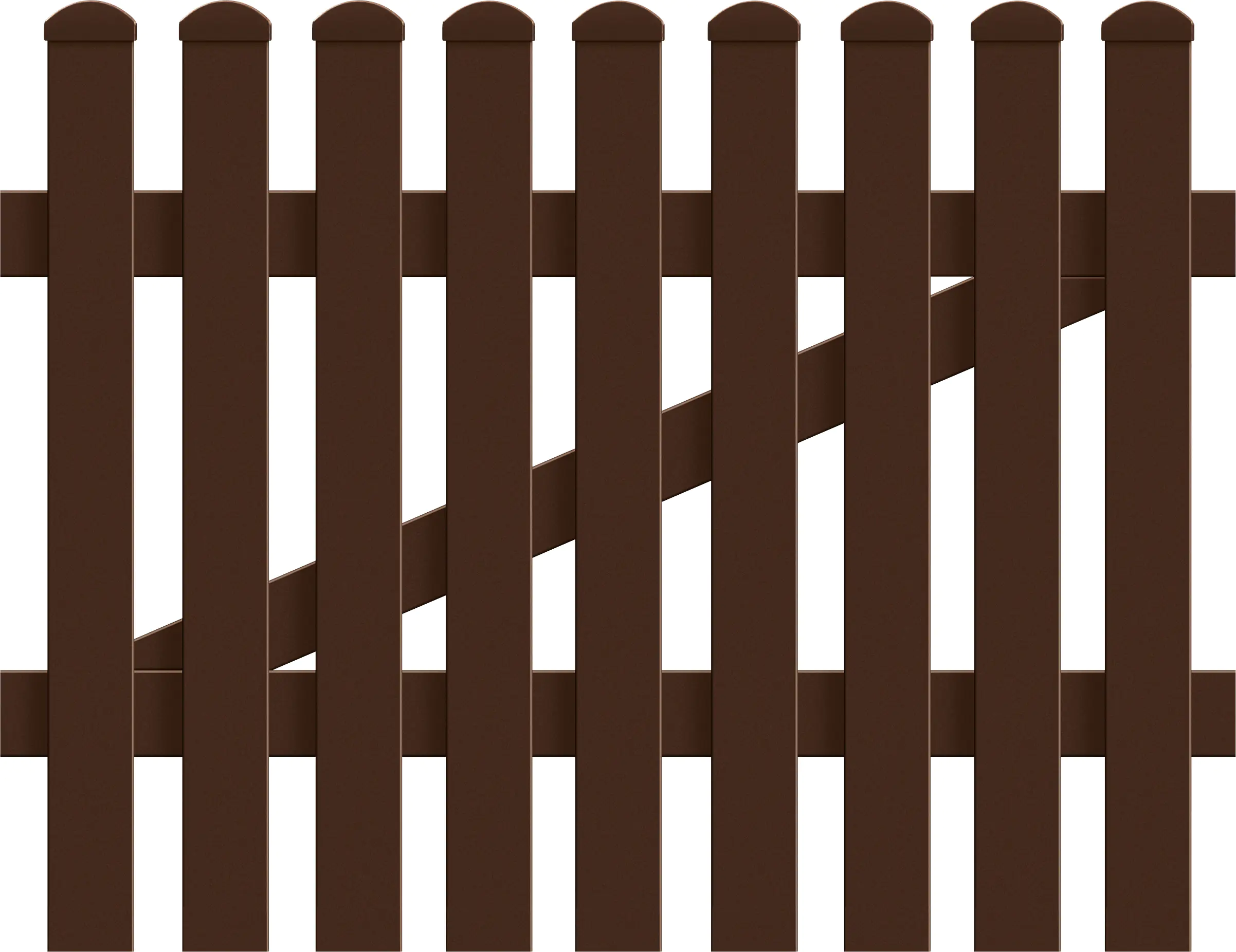 KM Zaun Zauntür Meran Gerade 104,2 x 100 cm, braun, DIN links