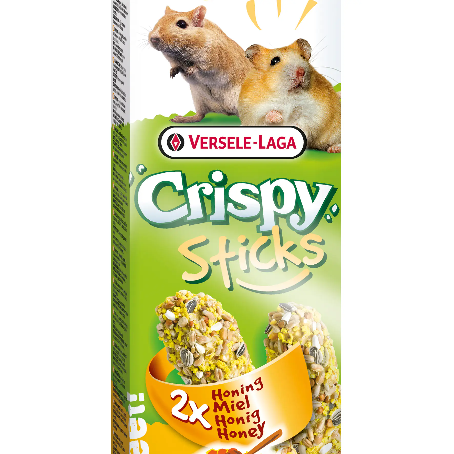Crispy Sticks Hamster-Rennmäuse Honig 2 Stück 110 g
