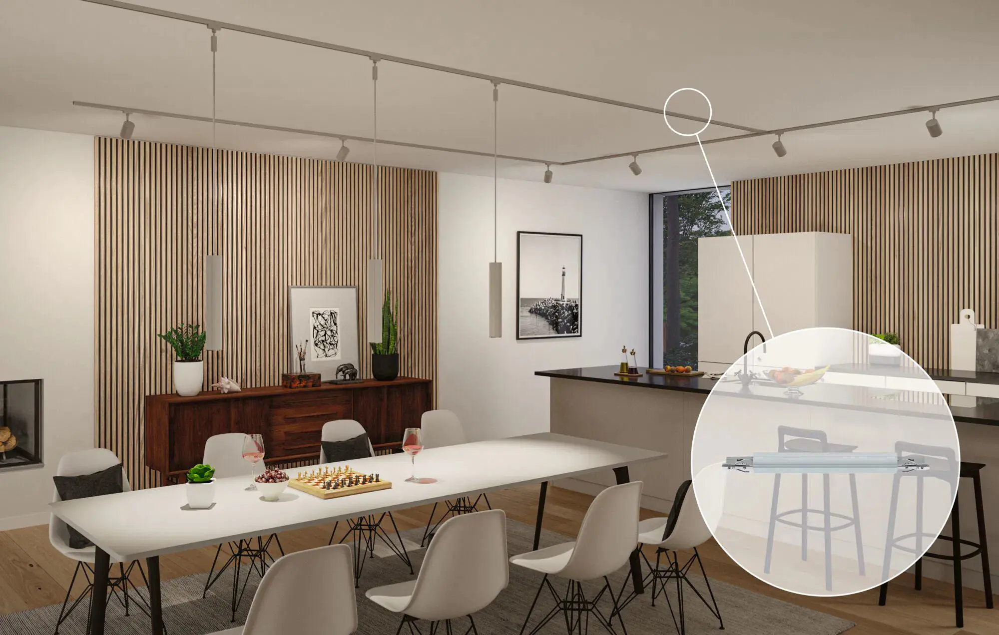 Paulmann U-Rail Adapter Dimmer/Switch II, 50W, chrom matt