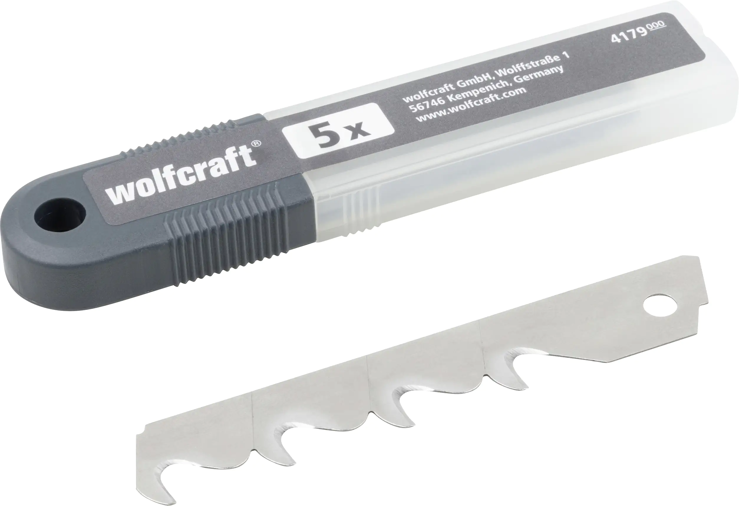 Wolfcraft Hakenabbrechklingen 18 mm 5 Stück