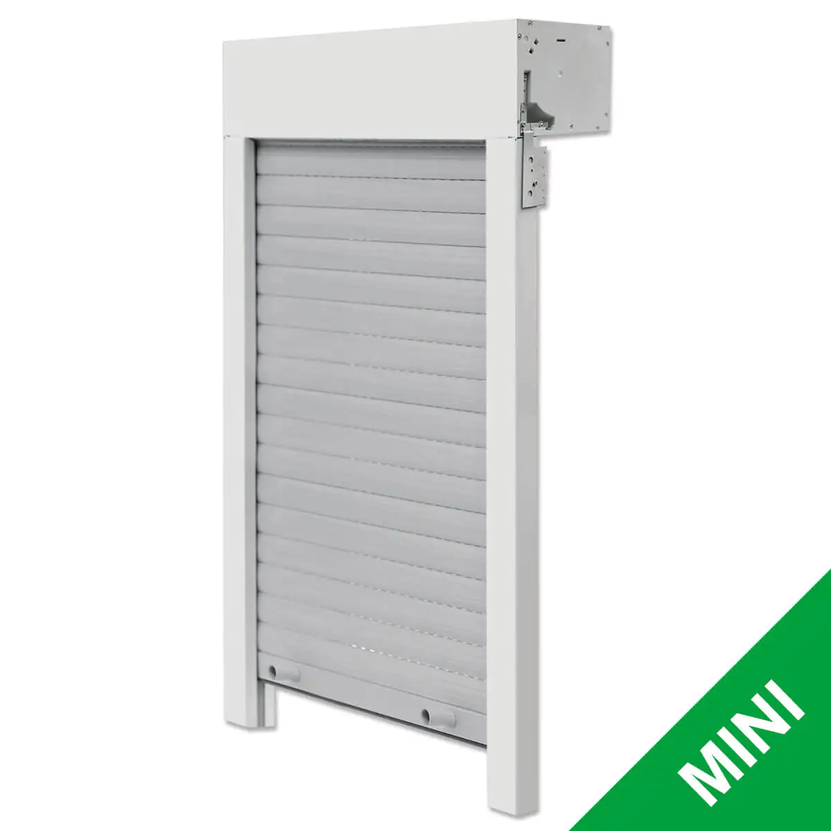 Schellenberg Aufsatzrollladen SB weiß/grau 80x100 cm