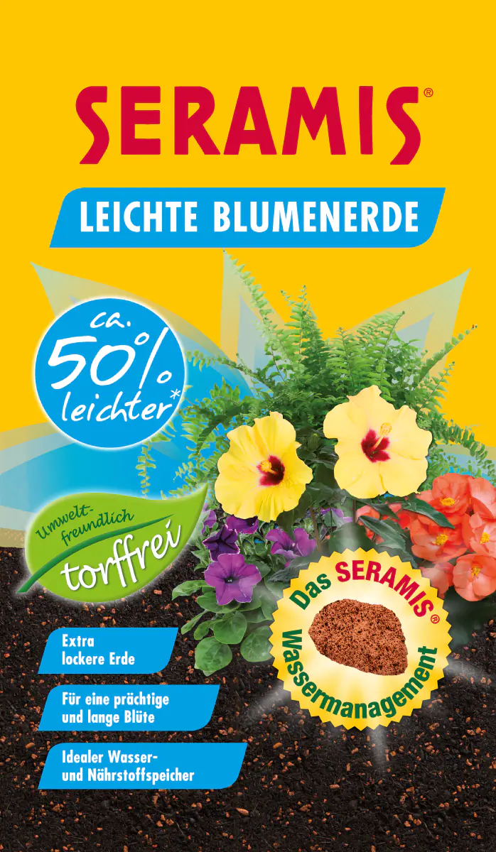 Seramis Torffreie Leichte Blumenerde 12,5 l