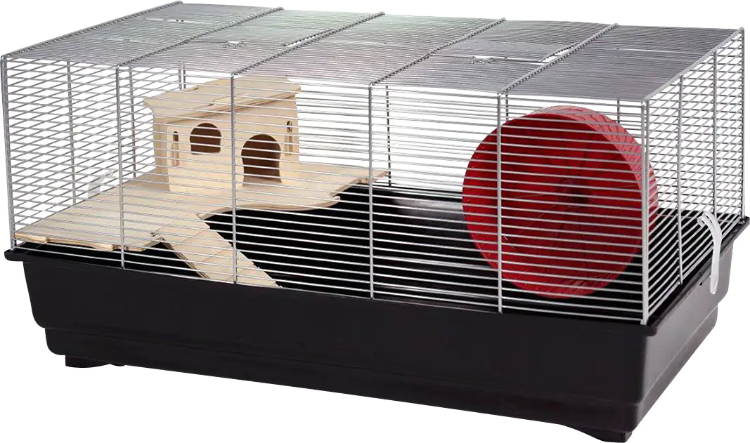 Ollesch Kleintierkäfig Nelli 67x37x33 cm, mit Zubehör