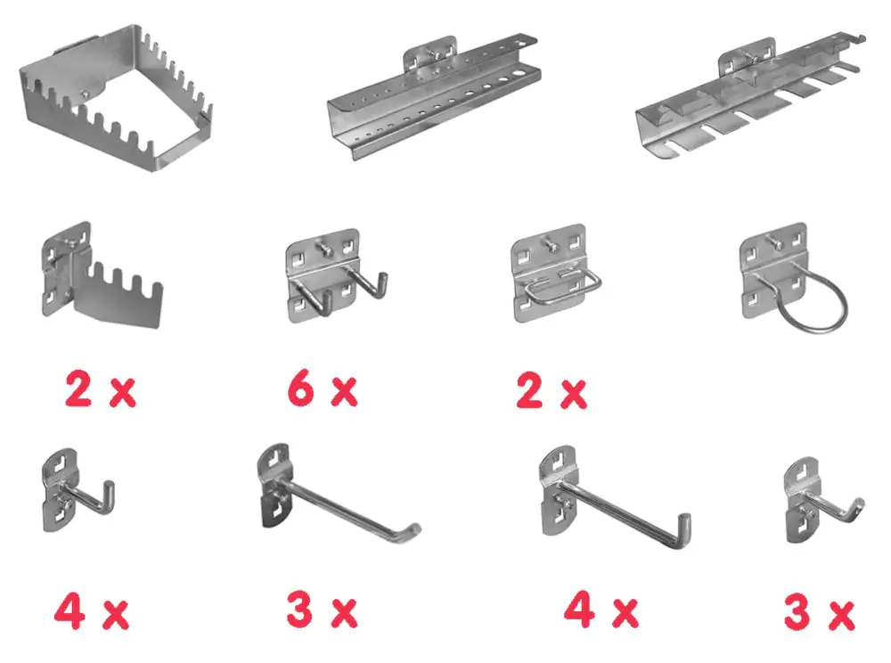 Güde Werkzeughaltersortiment 28-teilig Güde Werkzeughaltersortiment 28-teilig