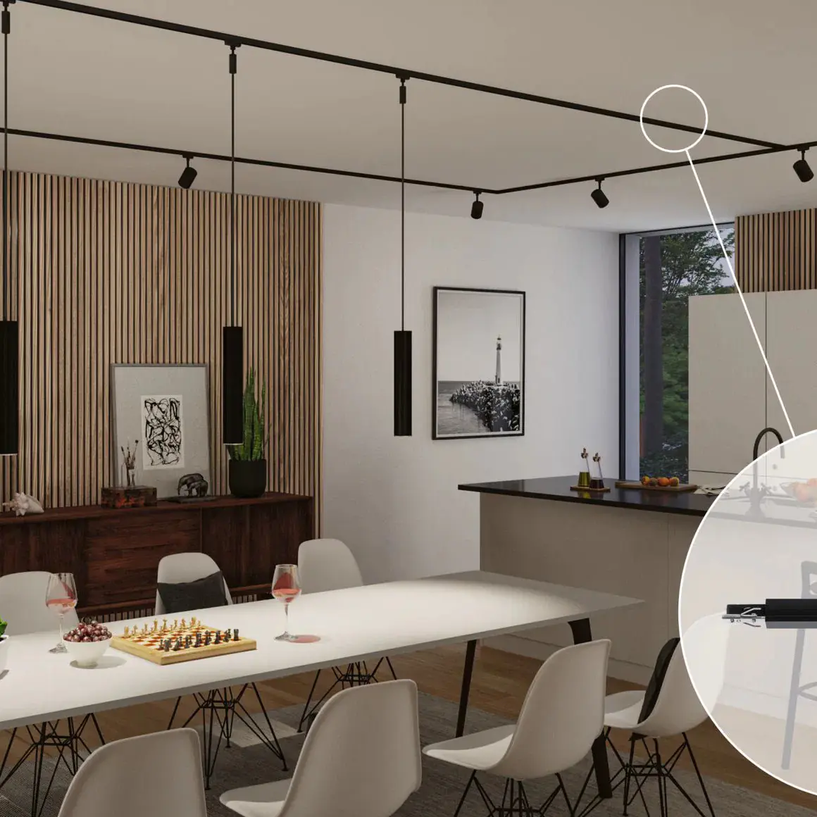 Paulmann ZigBee Dimmer Adapter U-Rail ZB /Switch II 50W schwarz matt