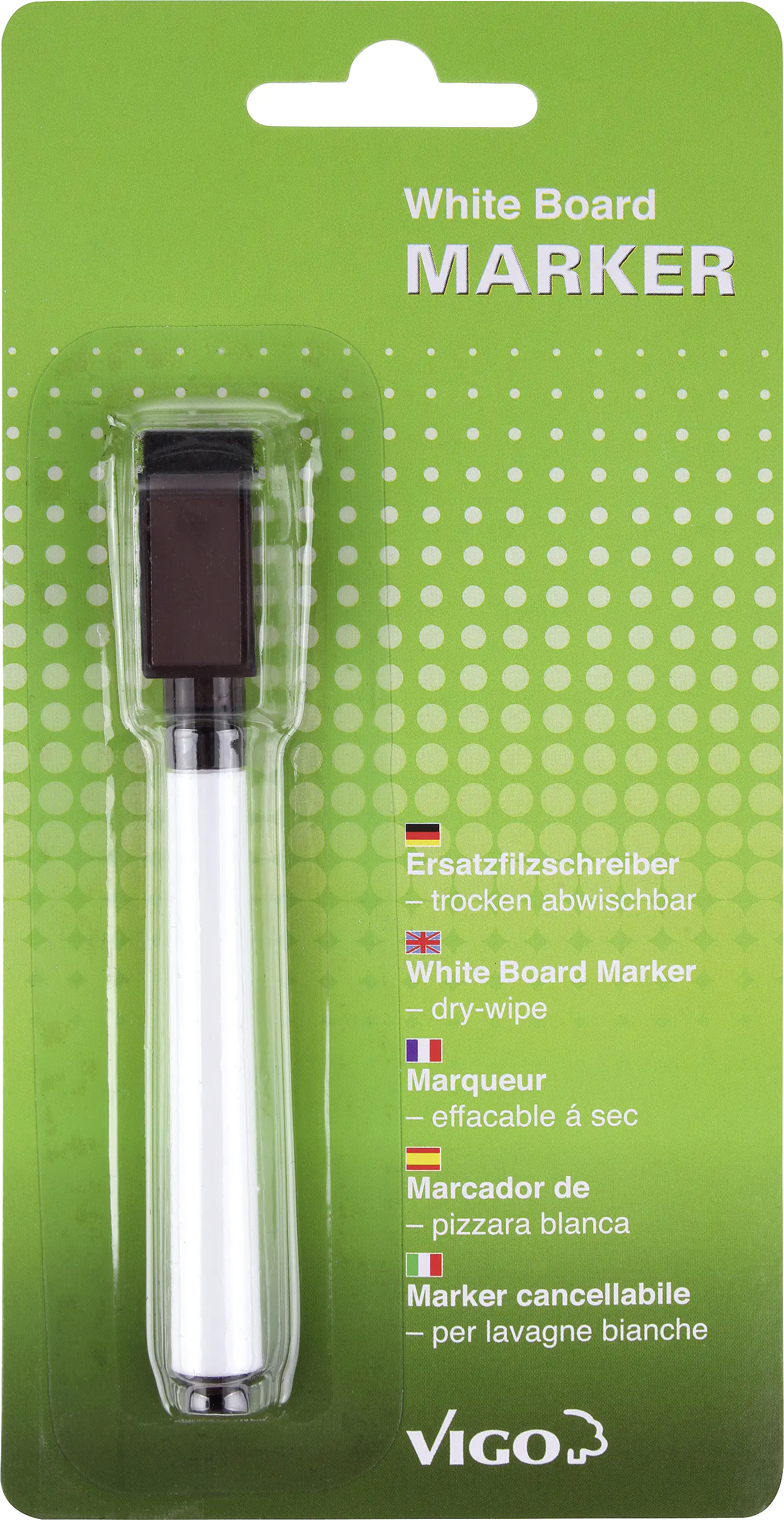 Vigo Filzschreiber für Magnettafeln mit Halter, magnetisch