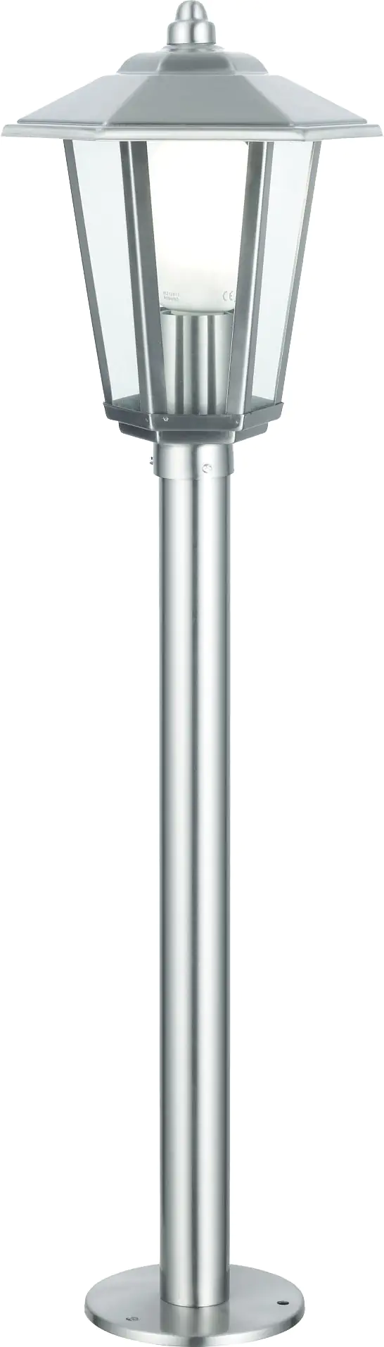 Trendline Außenstandleuchte 80 cm Höhe, E27, edelstahl  Trendline Außenstandleuchte 80 cm Höhe, E27, edelstahl