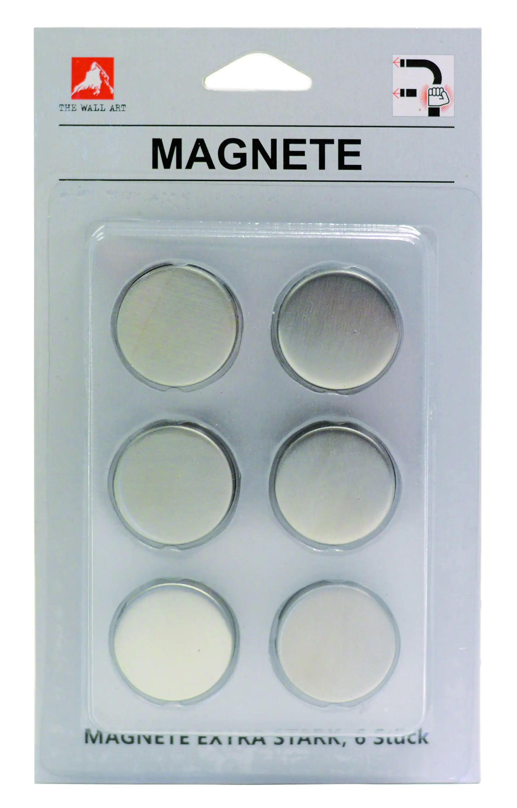 Magnetset 6-teilig, extra stark, rund