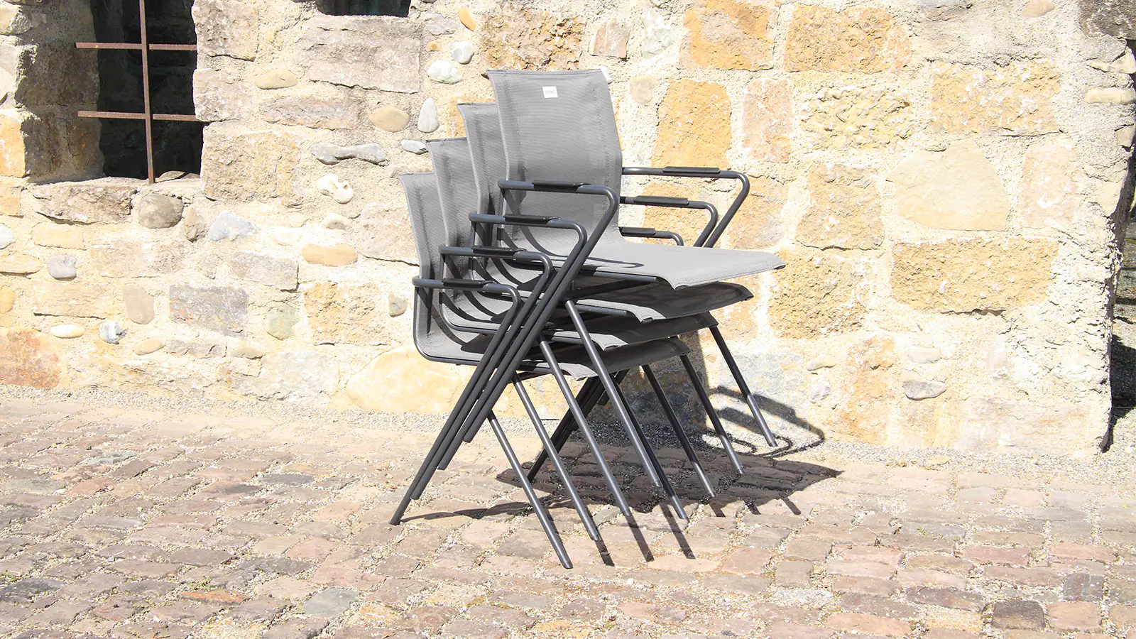 Acamp Stapelsessel Alpha Tex 55 x 57 x 83 cm Acamp Stapelsessel Alpha Tex 55 x 57 x 83 cm