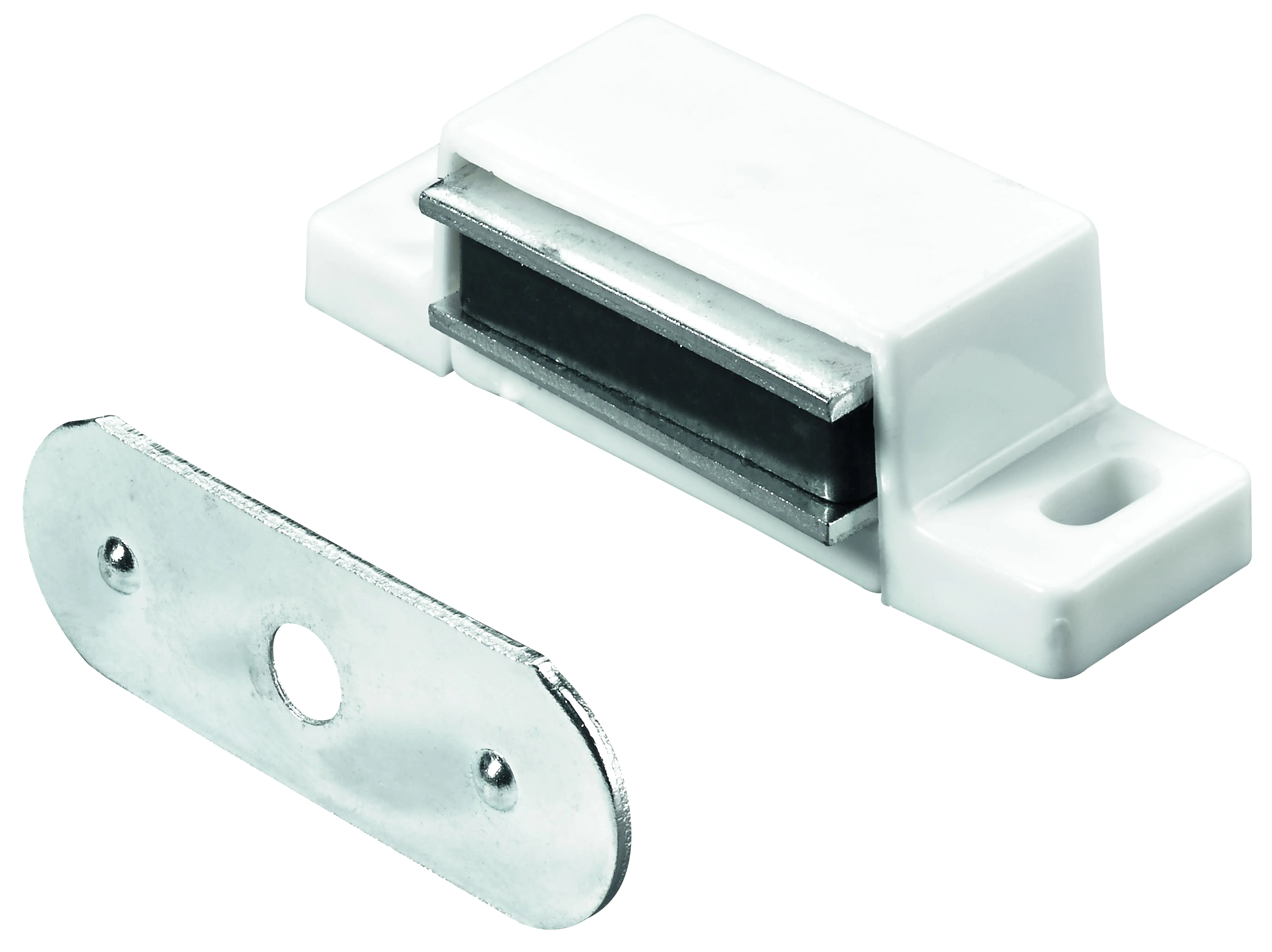 Hettich Magnetschnäpper Stahl/Kunststoff, weiß, 3-4 kg, 1 Stück