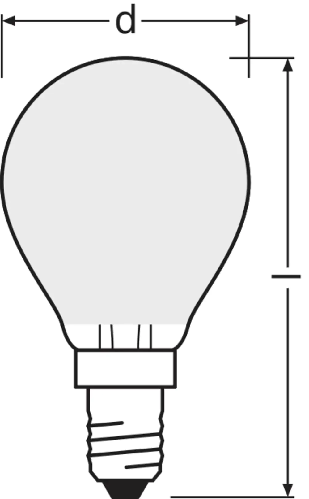 Osram LED Leuchtmittel Retrofit CLP 25 E14 2,5W warmweiß, weiß matt