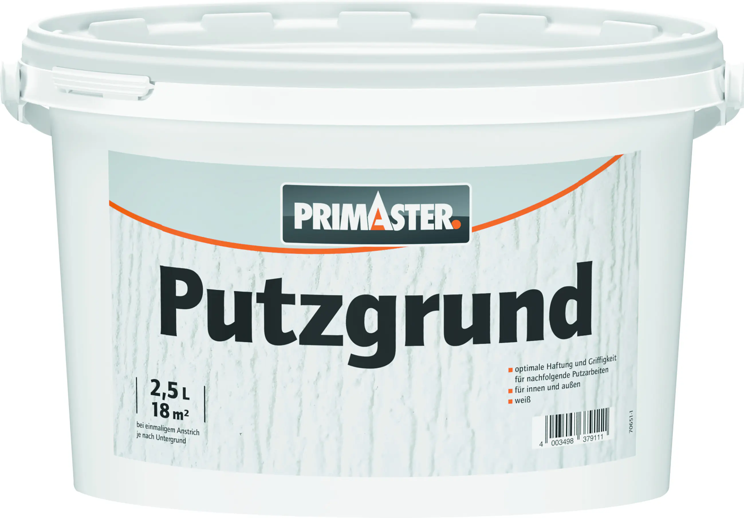 Primaster Putzgrund 2,5 L weiß