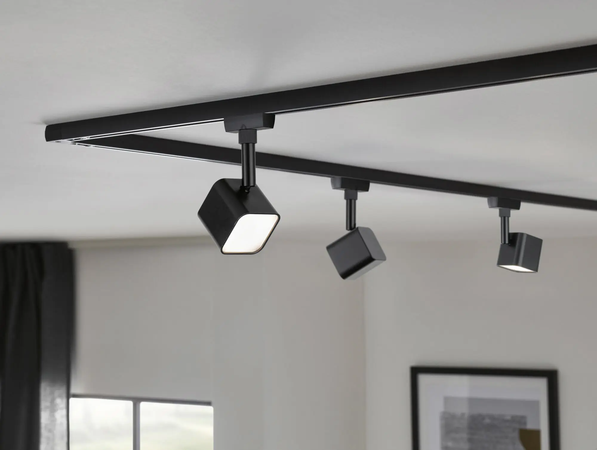 Paulmann URail LED Einzelspot Muri schwarz matt warmweiß