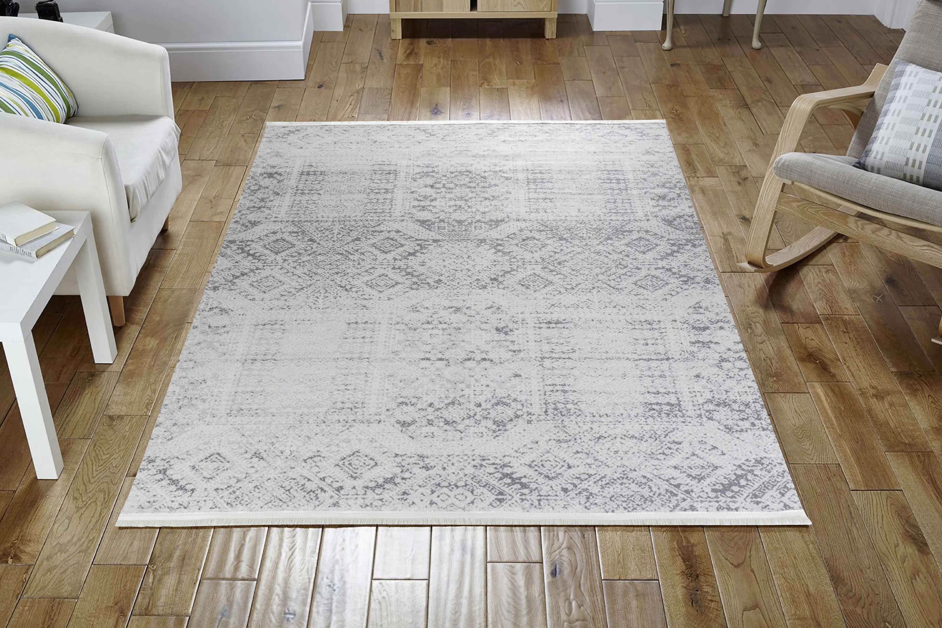 Teppich Efe - waschbar 1015 grey, 120 x 170 cm