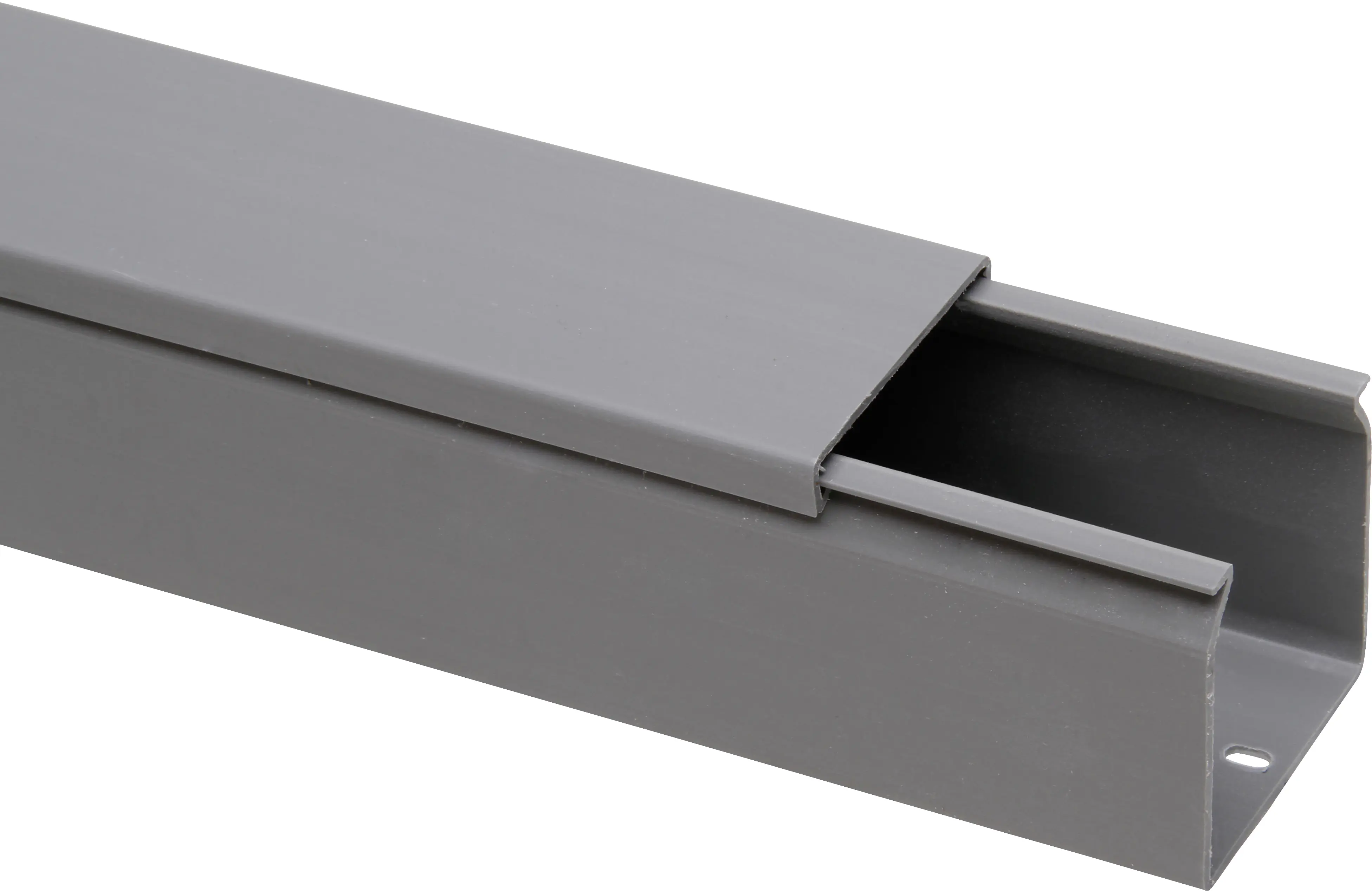 Kabelkanal 2 m, 40 x 40 mm, grau