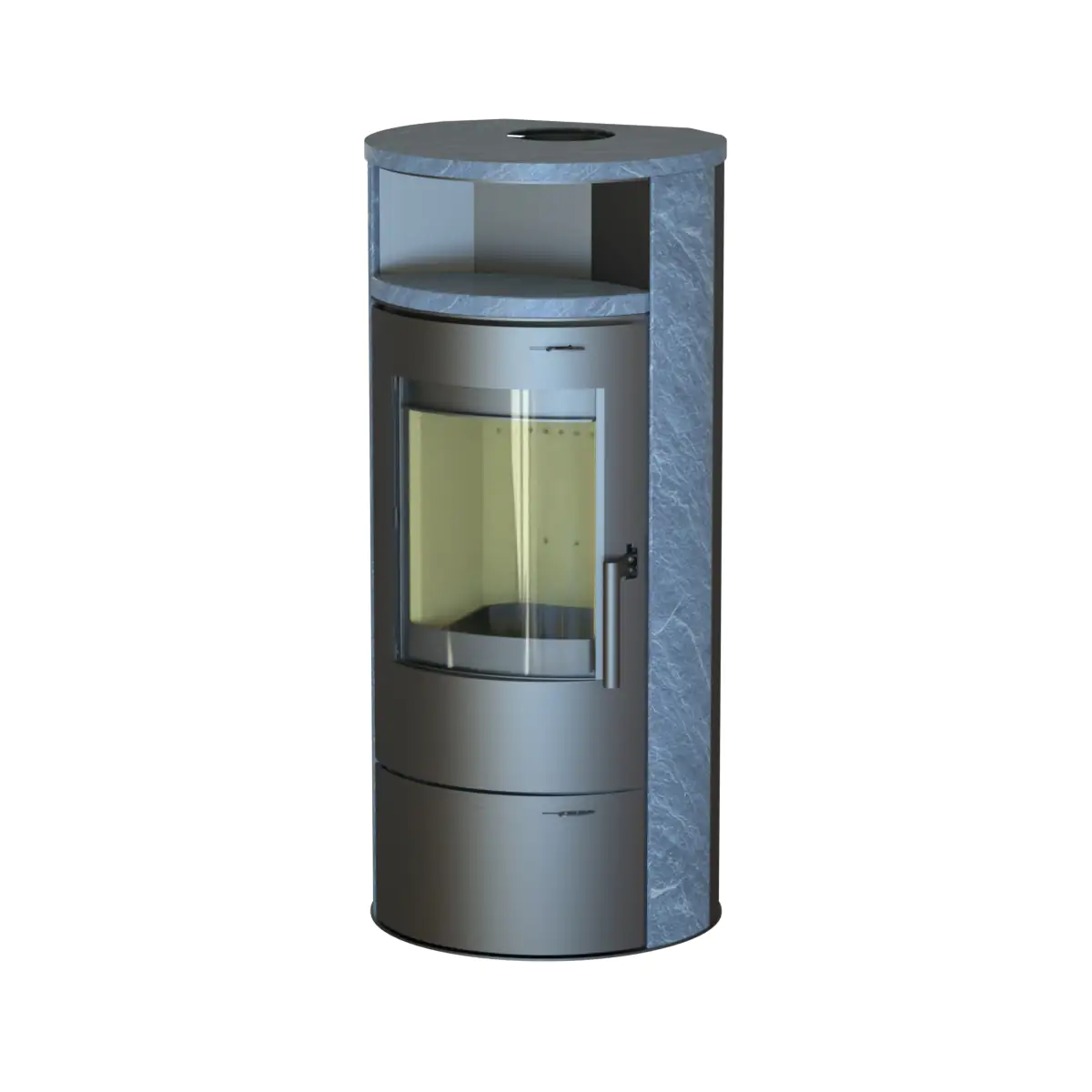 Thermia Kaminofen Vento Naturstein grau 7 kW Thermia Kaminofen Vento Naturstein grau 7 kW