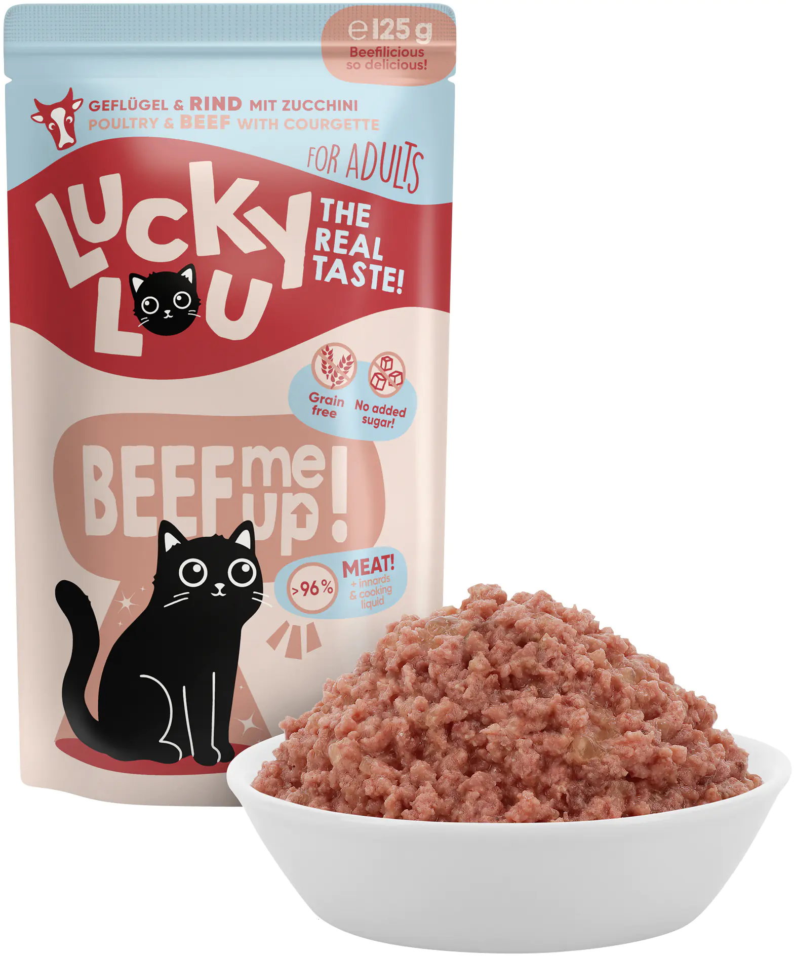 Lucky Lou Lifestage Adult Geflügel und Rind 125g Lucky Lou Lifestage Adult Geflügel und Rind 125g