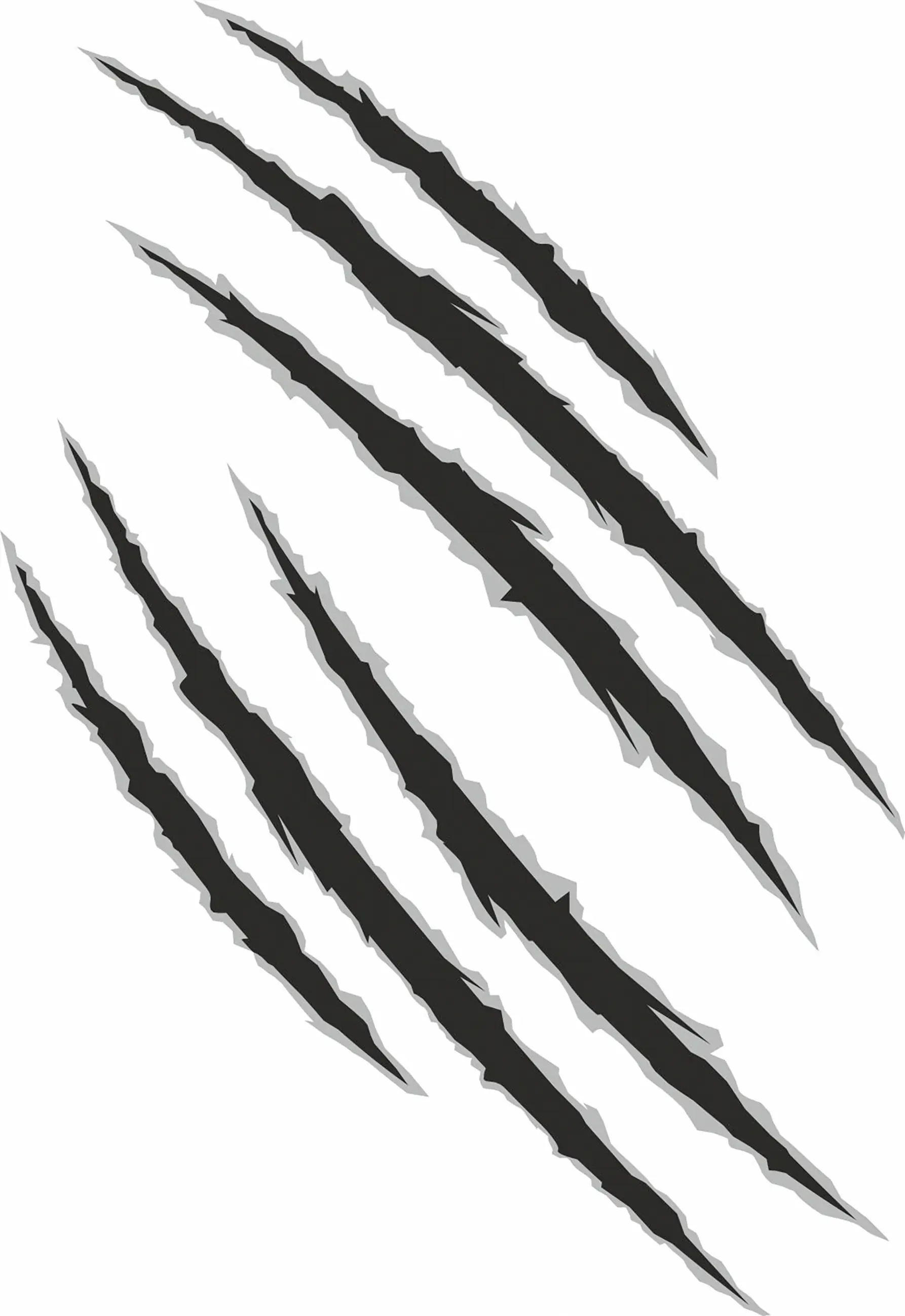 Hermann Schütz Autoaufkleber Kratzspuren Krallen 30 x 20 cm Hermann Schütz Autoaufkleber Kratzspuren Krallen 30 x 20 cm