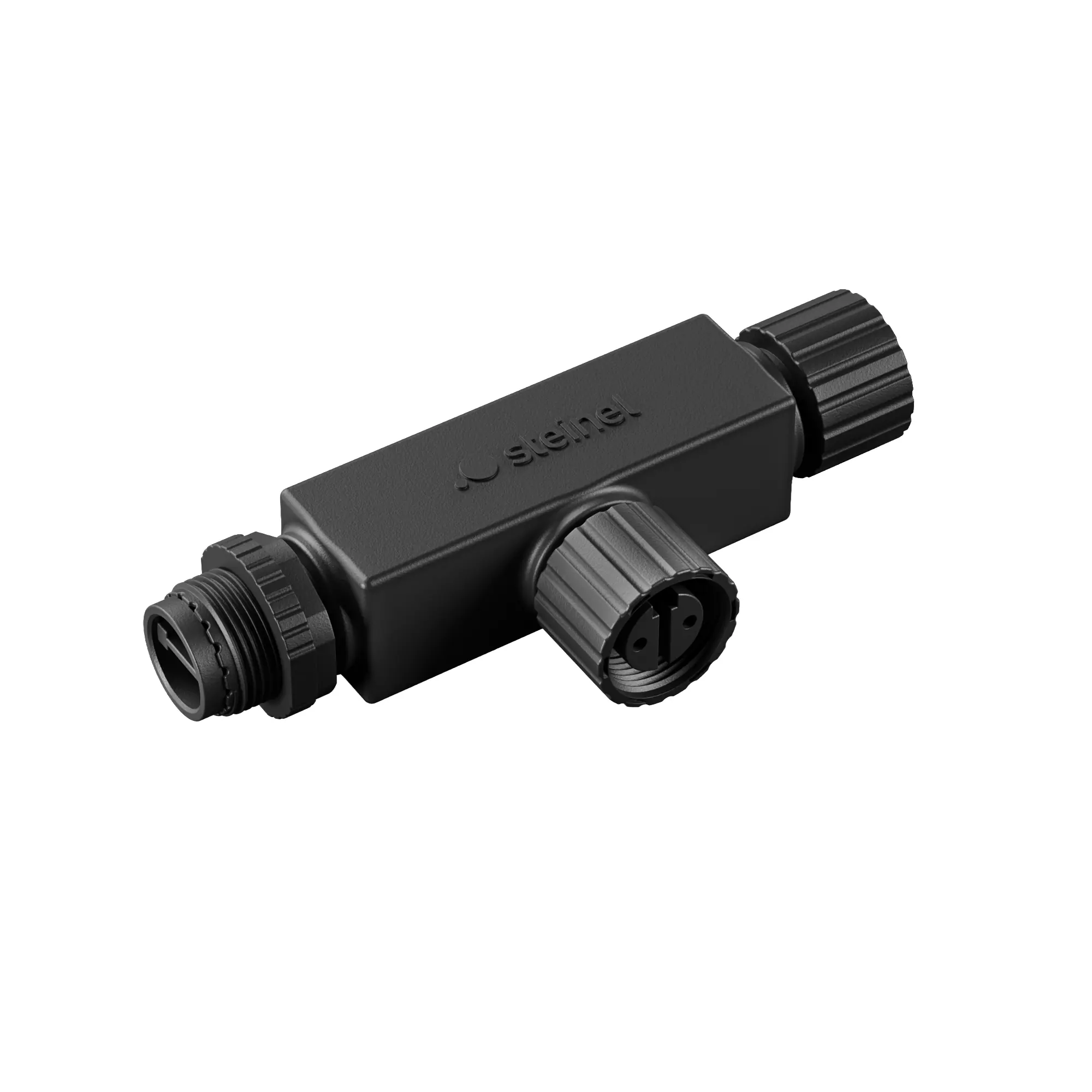 Steinel T-Verbinder für 24V Garten-Lichtsystem schwarz