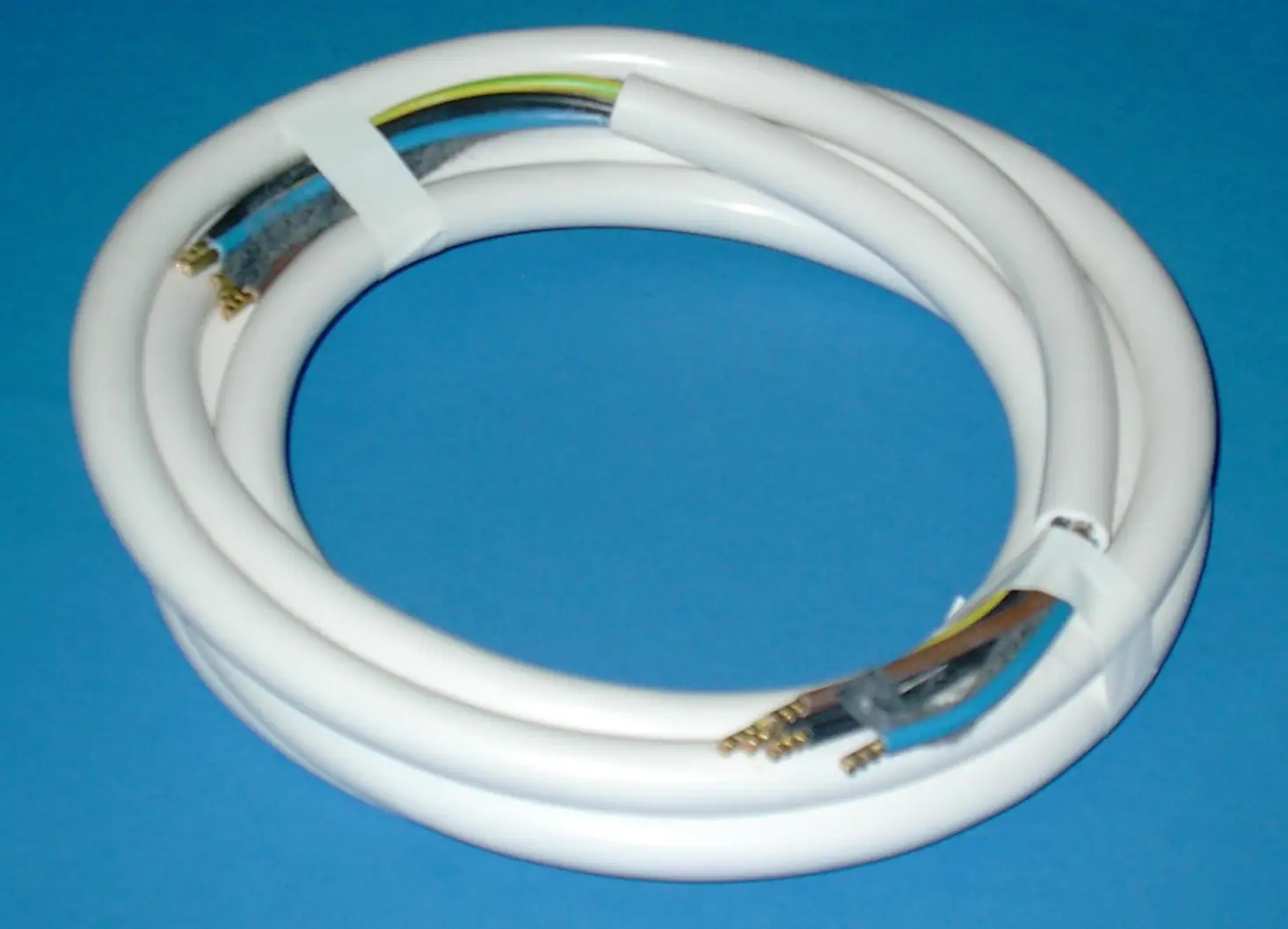 Herdanschlusskabel H05VV-F 5 G 2,5 - 5 Meter, weiß