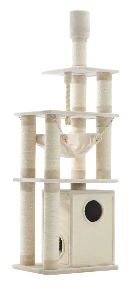 4033766124396 Nobby Kratzbaum Telde H 232 - 252 cm cream