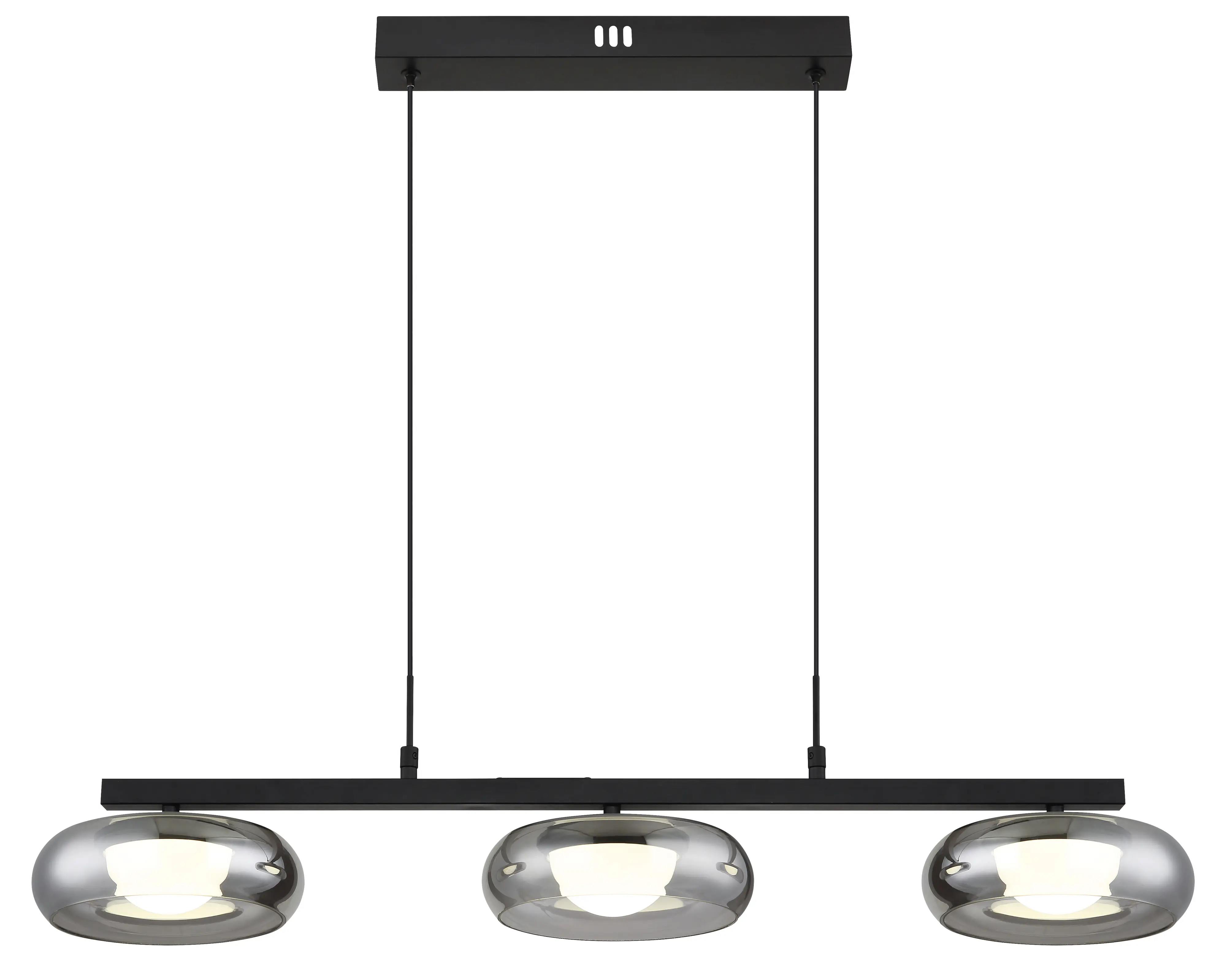 Globo Hängeleuchte Carlene 85 x 20 x 120 cm L x B x H schwarz matt